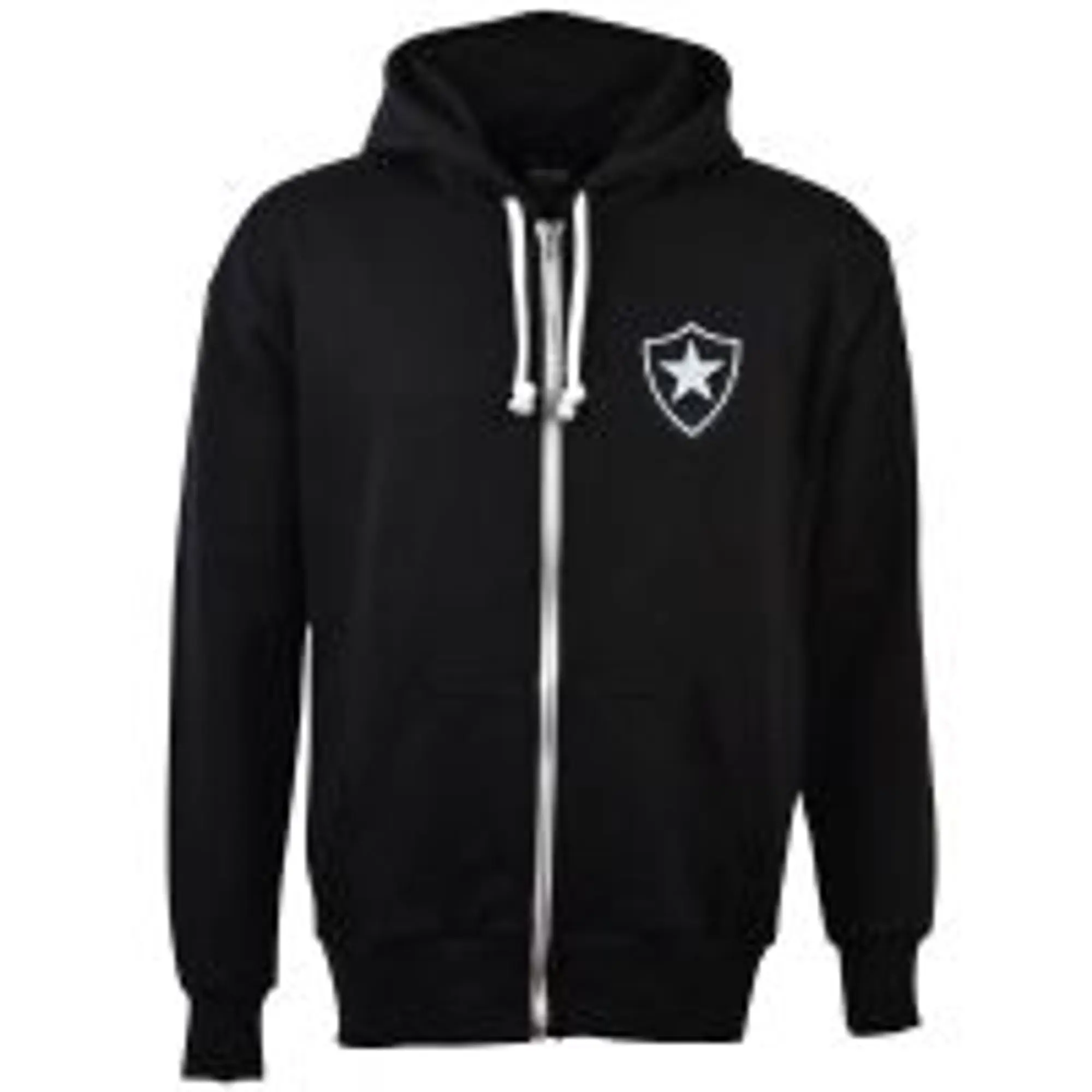 Botafogo Zipped Hoodie -  Black
