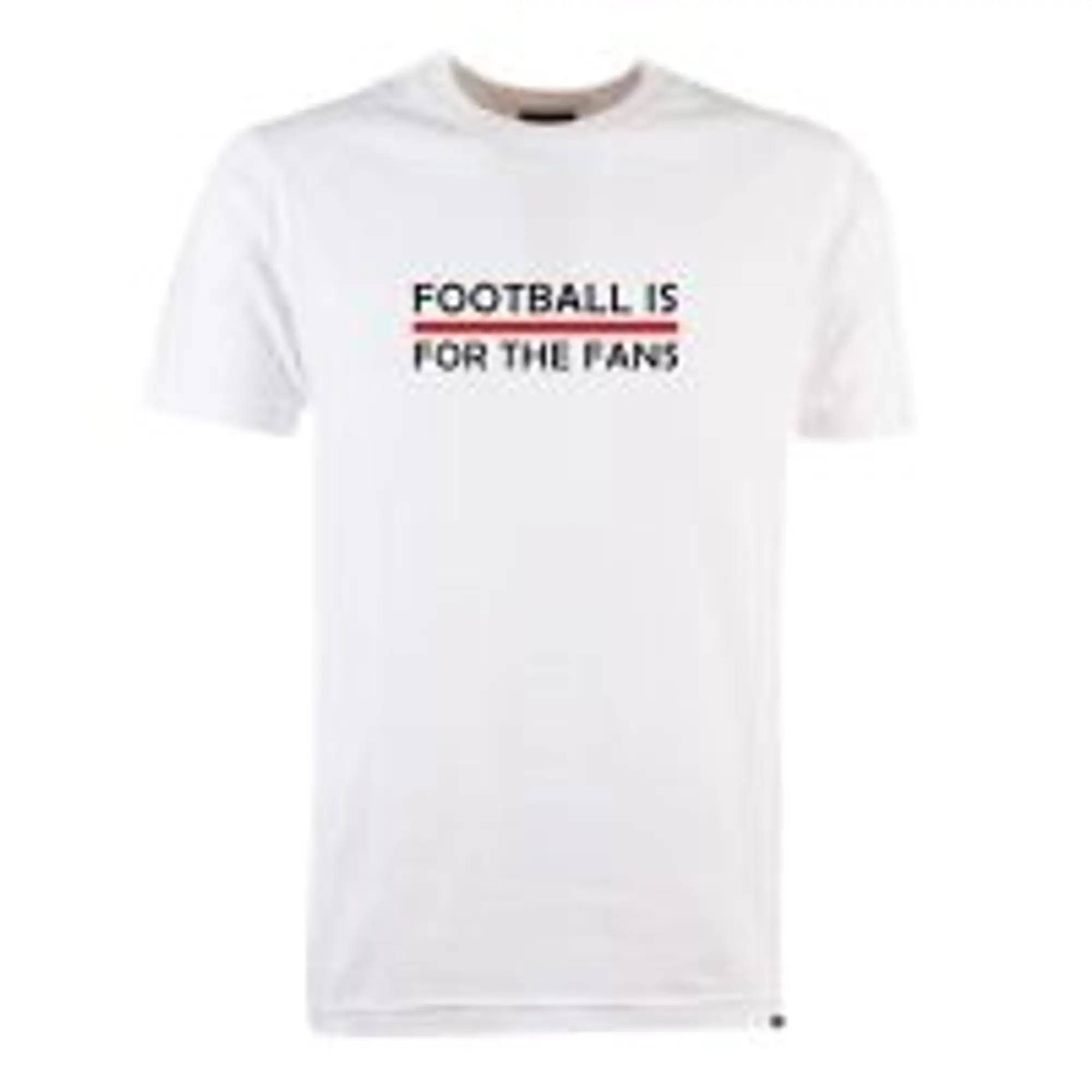 Red Football is for the Fans - White T-Shirt