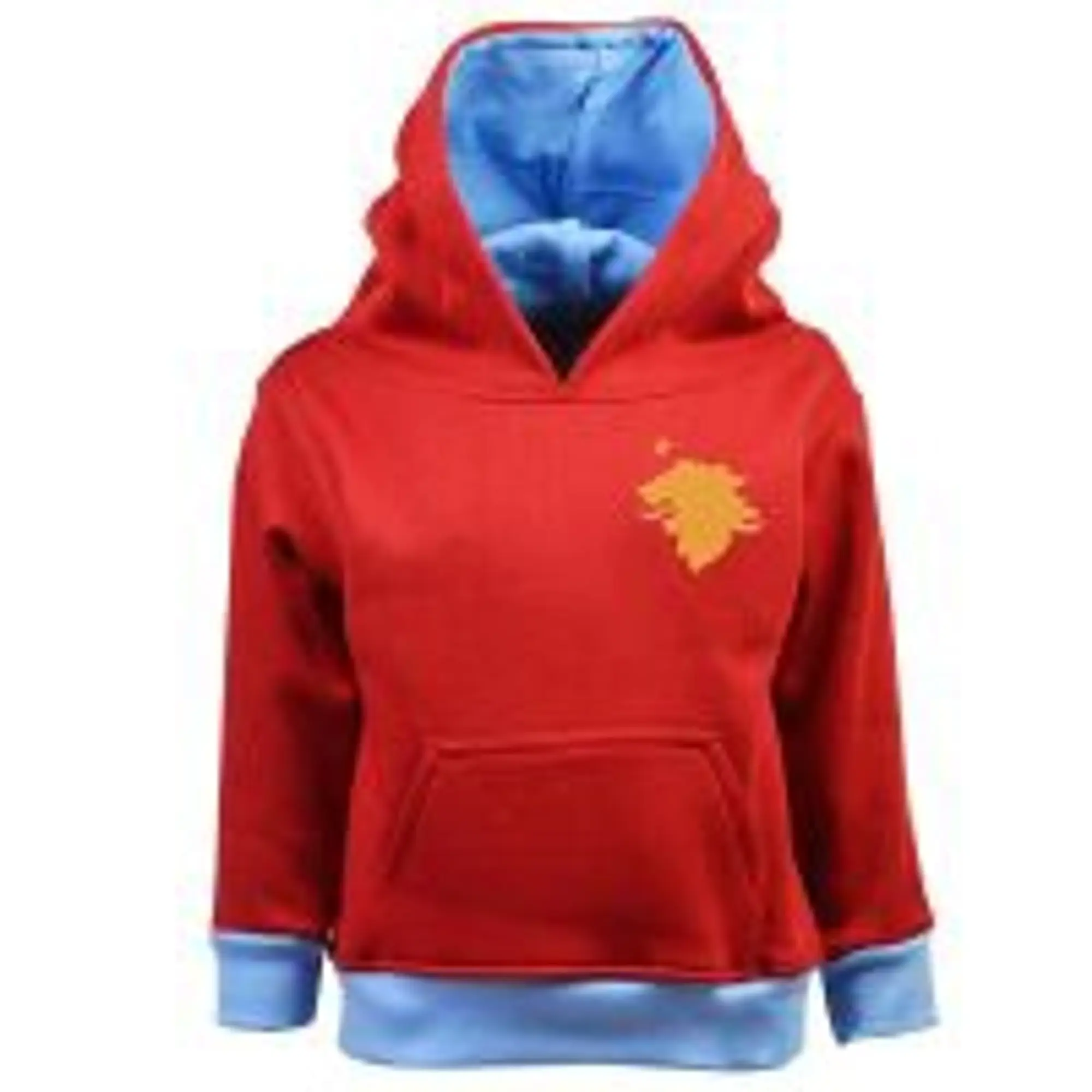 Kids Aston Villa Hoodie - Maroon/Sky