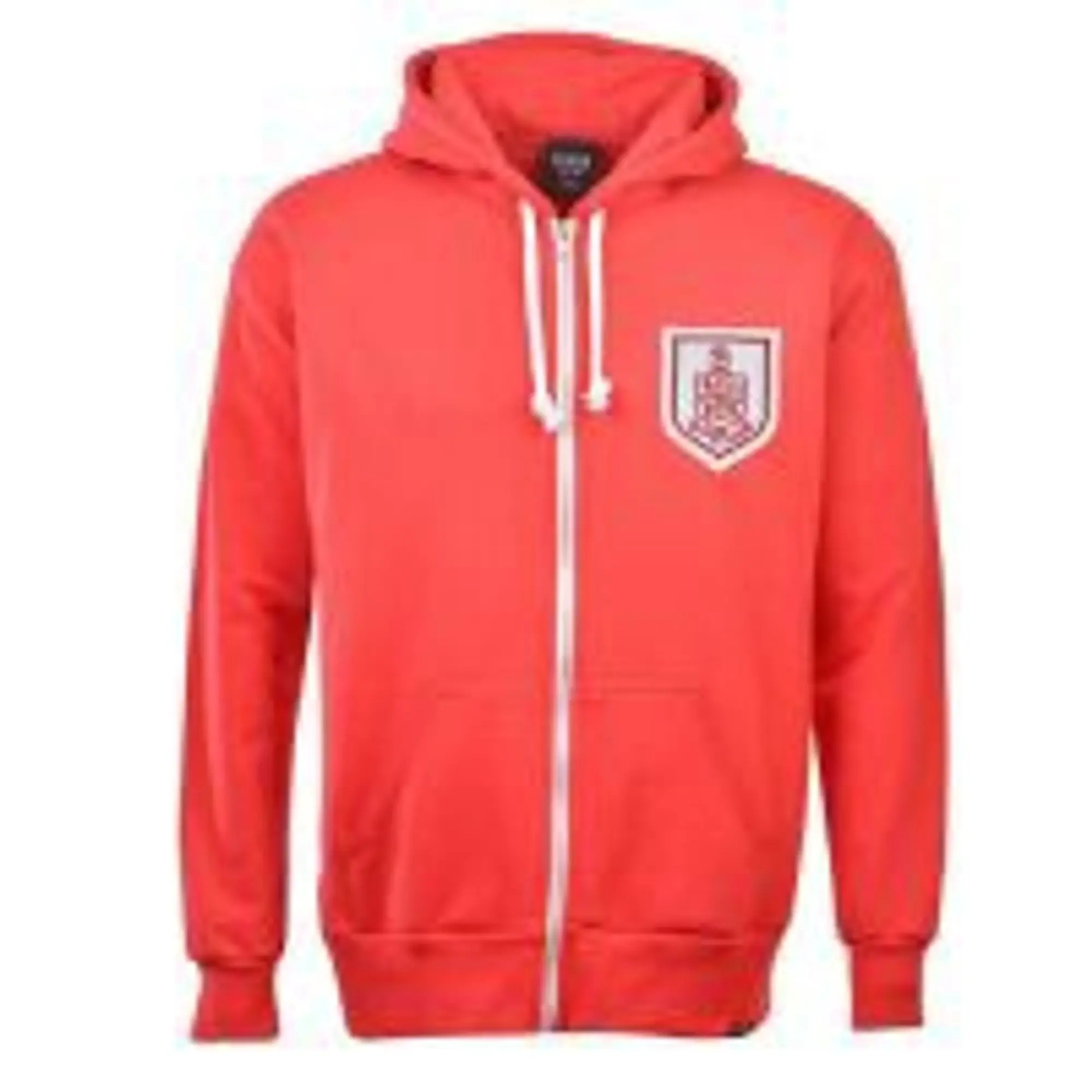 Bournemouth Zipped Hoodie -  Red