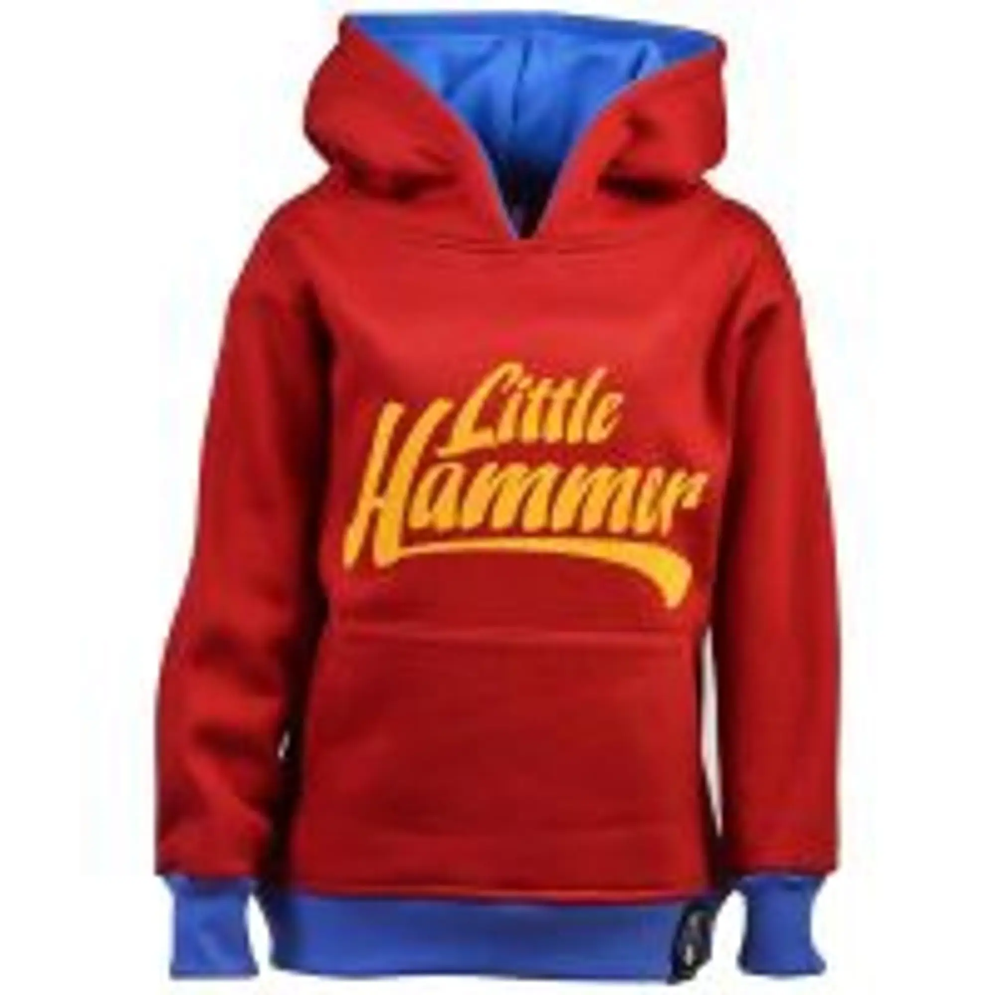 Kids Little Hammers Hoodie - Maroon/Sky