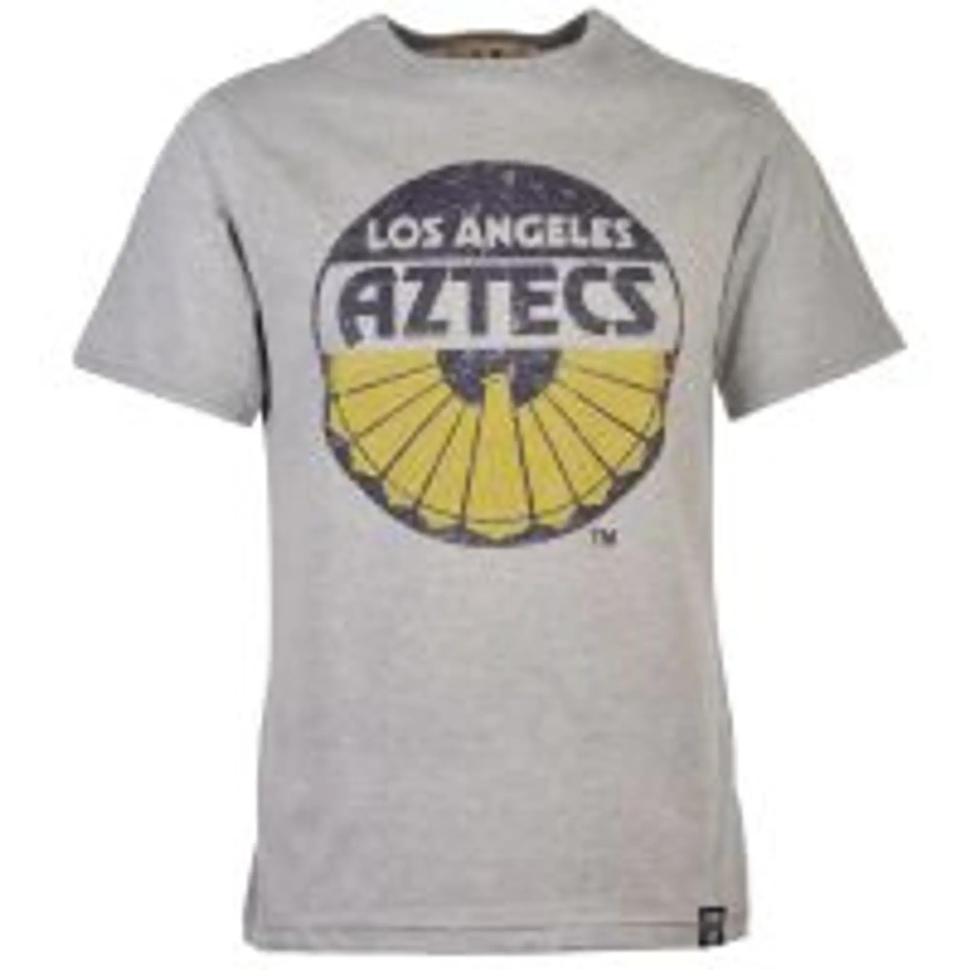 Los Angeles Aztecs Vintage Logo - Grey T-Shirt