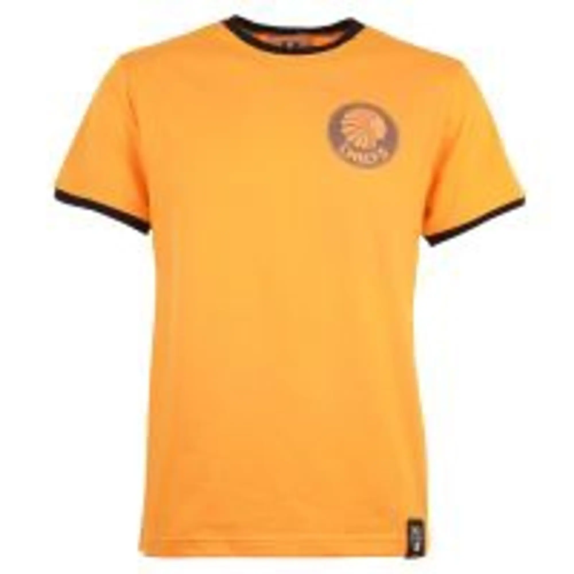 Kaizer Chiefs 12th Man  T-Shirt - Amber/Black Ringer