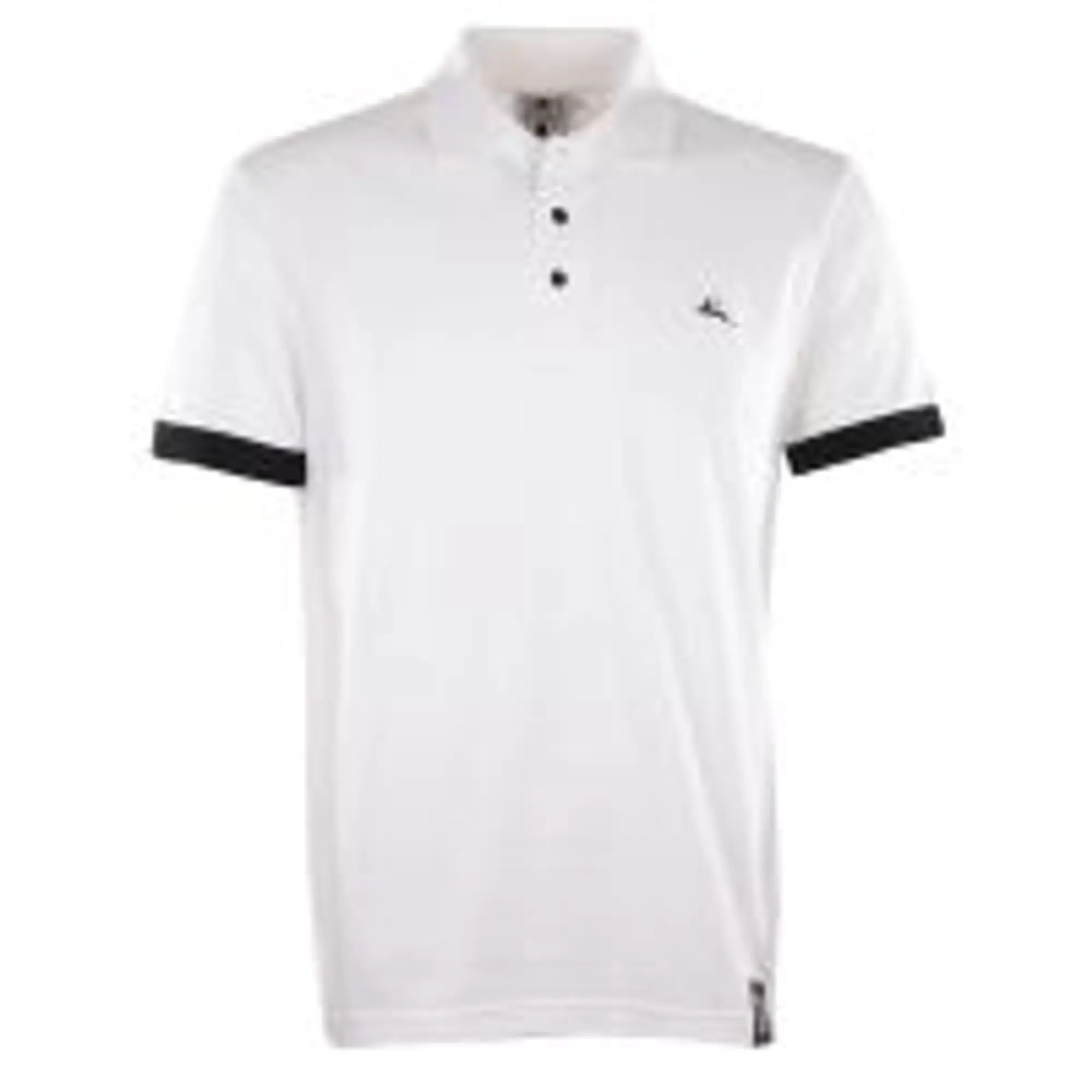 BUKTA  Lifestyle Polo White with Black Cuffs
