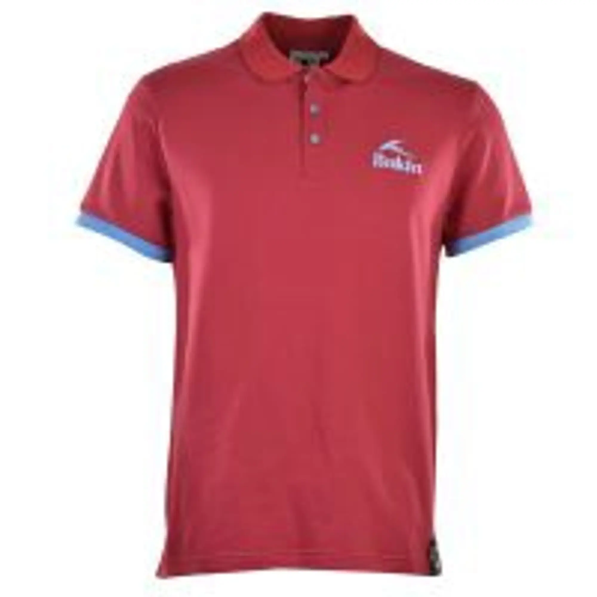 BUKTA  Polo Claret with Sky Cuffs