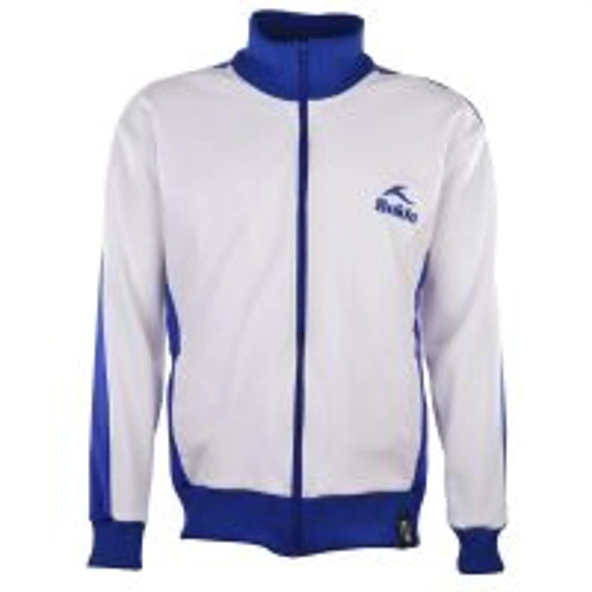BUKTA  Track Top White with Royal Panels/Cuffs/W'Band
