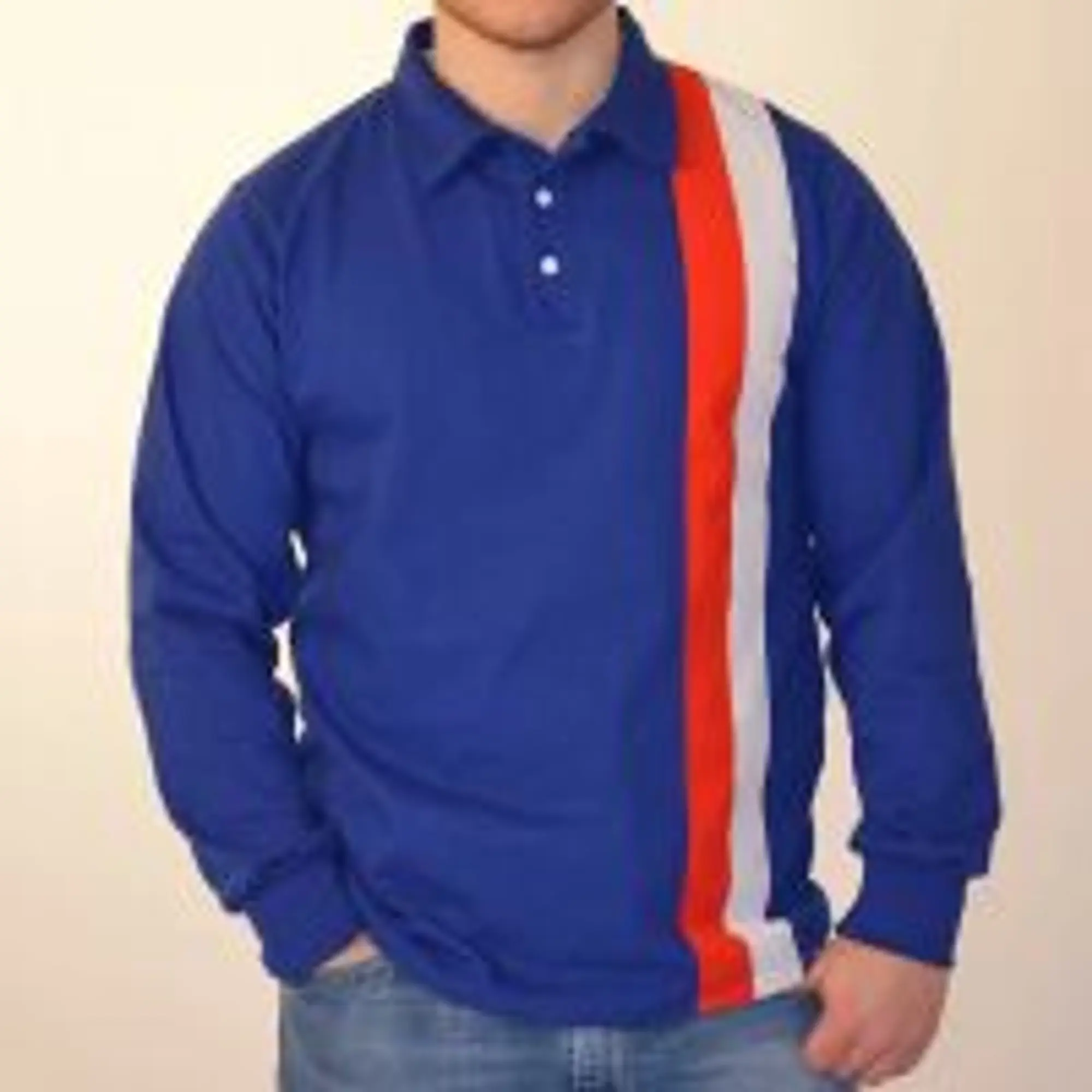 Escape to Victory Sly Stallone Blue Retro Football Shirt