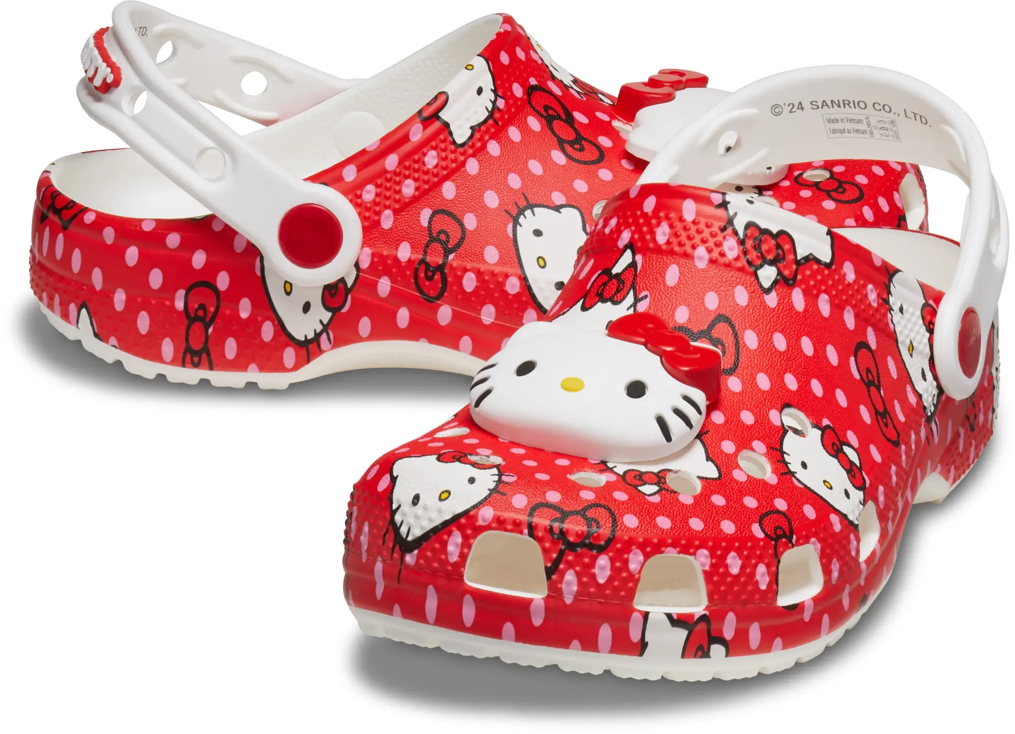 Crocs | Kids | Hello Kitty® Red Classic | Clogs | Multi | J3