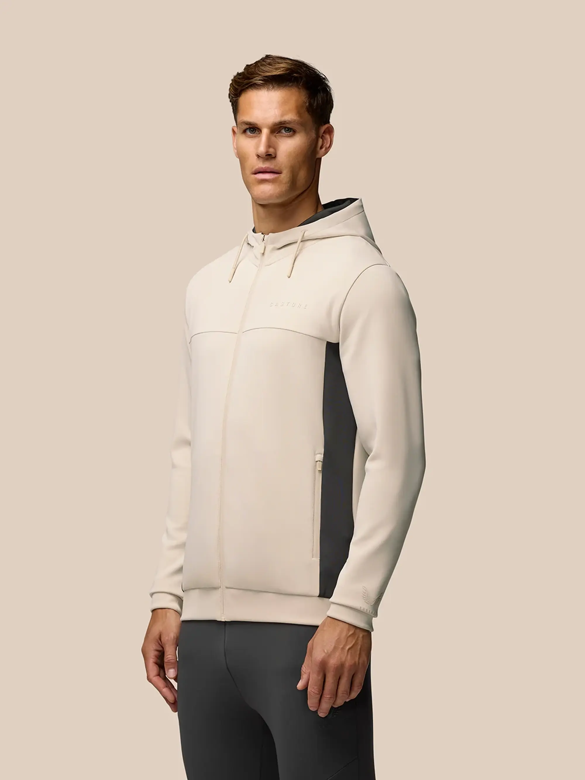 Castore Flex Lifestyle Full Zip - Charcoal