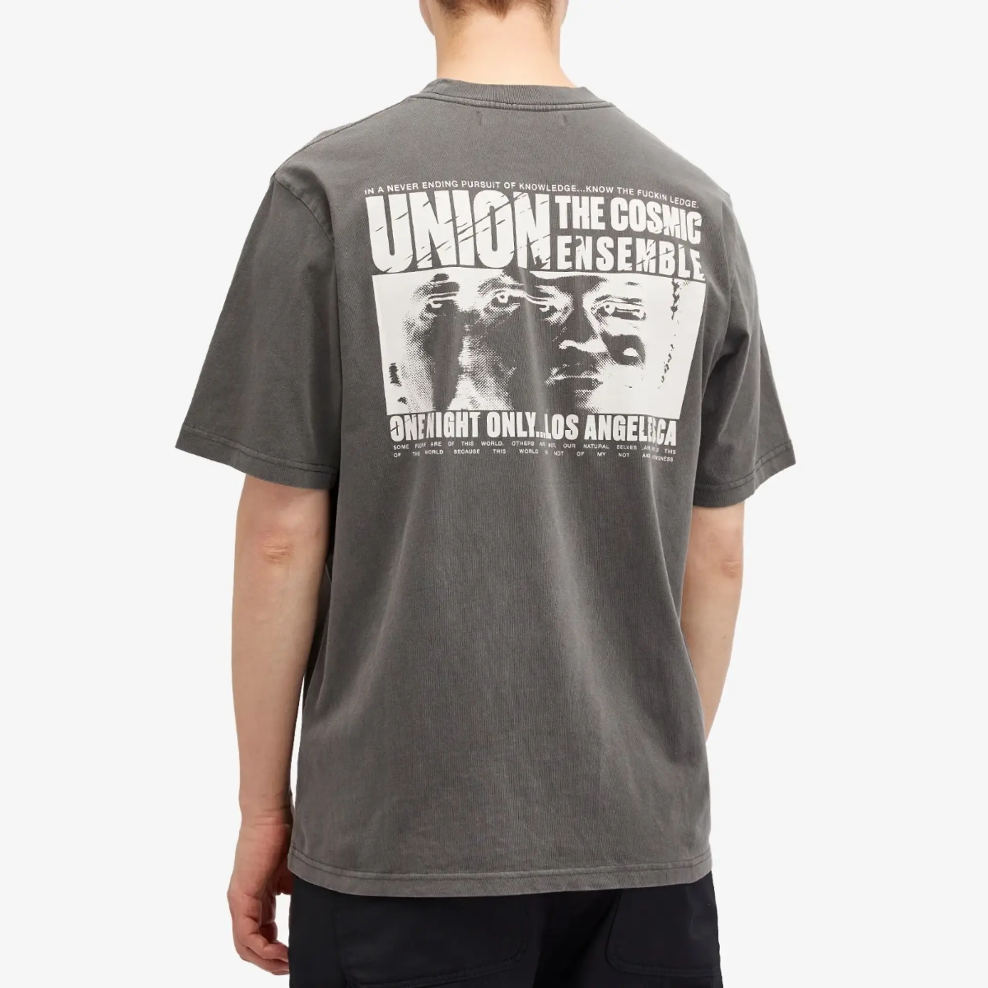Union LA Men's Cosmic Ensemble T-Shirt Vintage Black Pigment