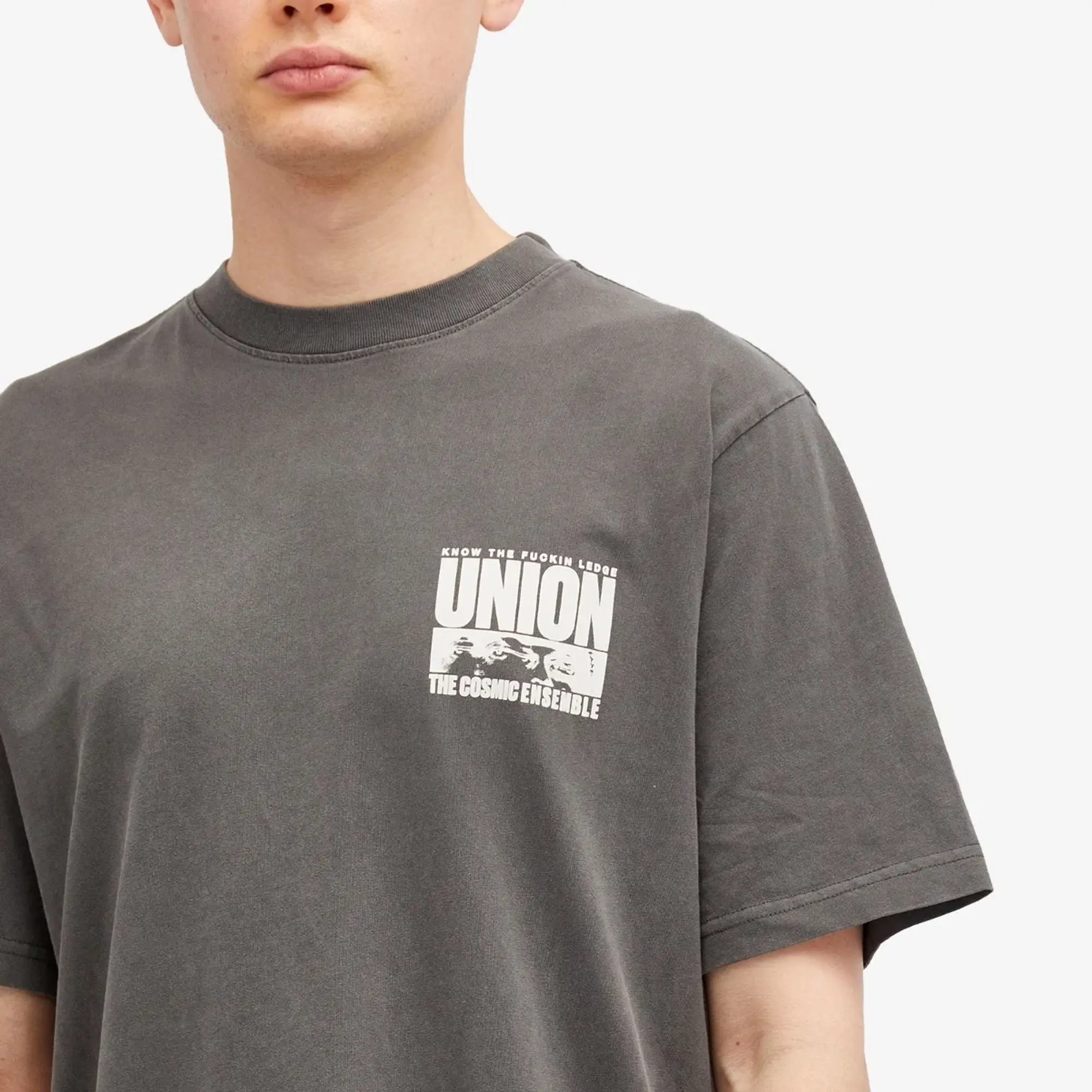 Union LA Men's Cosmic Ensemble T-Shirt Vintage Black Pigment