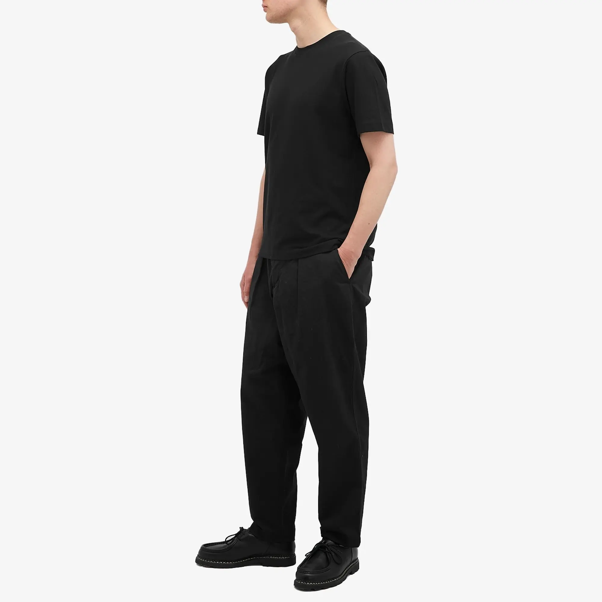 Norse Projects Men's Jakob Crepe Logo T-Shirt Black