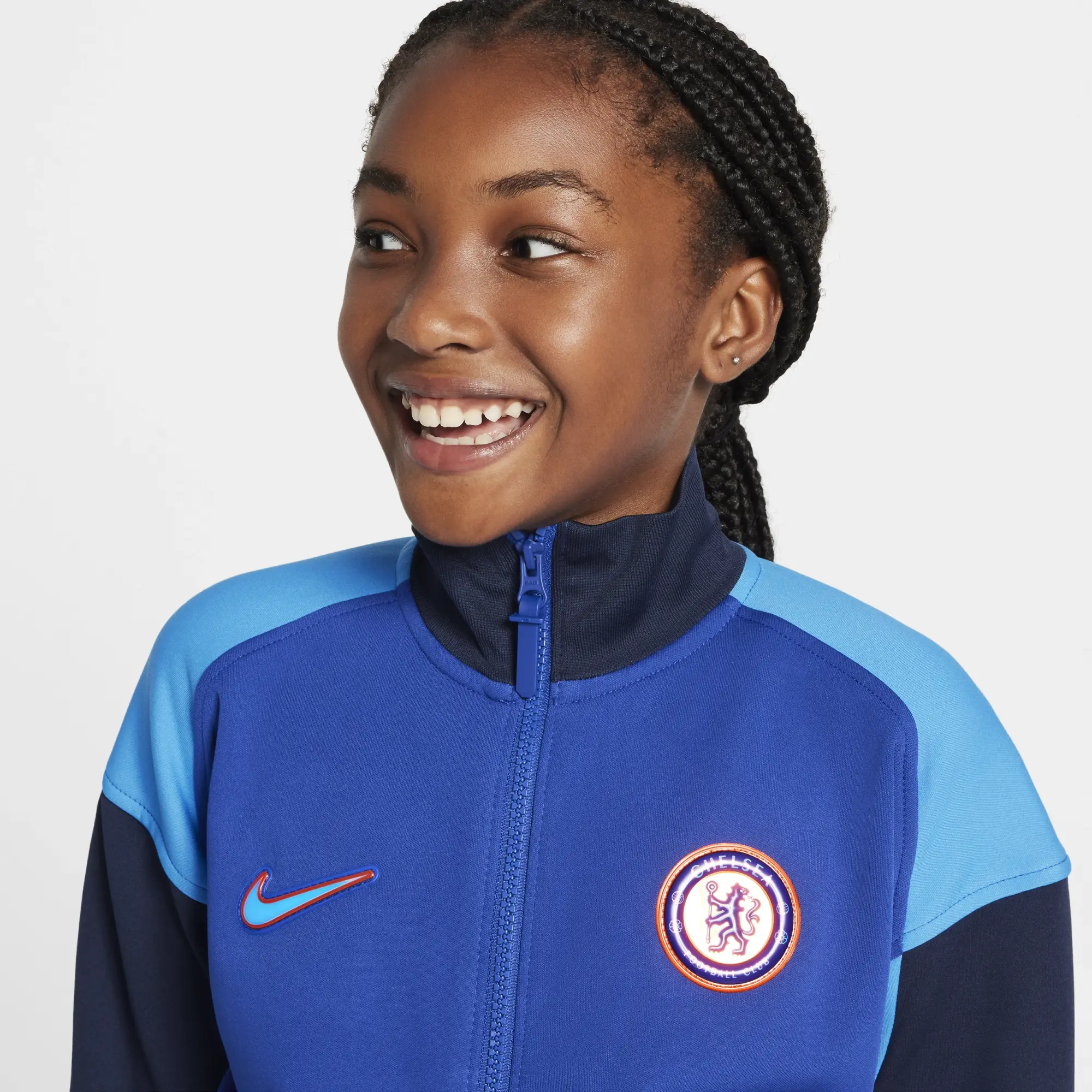 Chelsea Nike Anthem Jacket - Blue - Kids