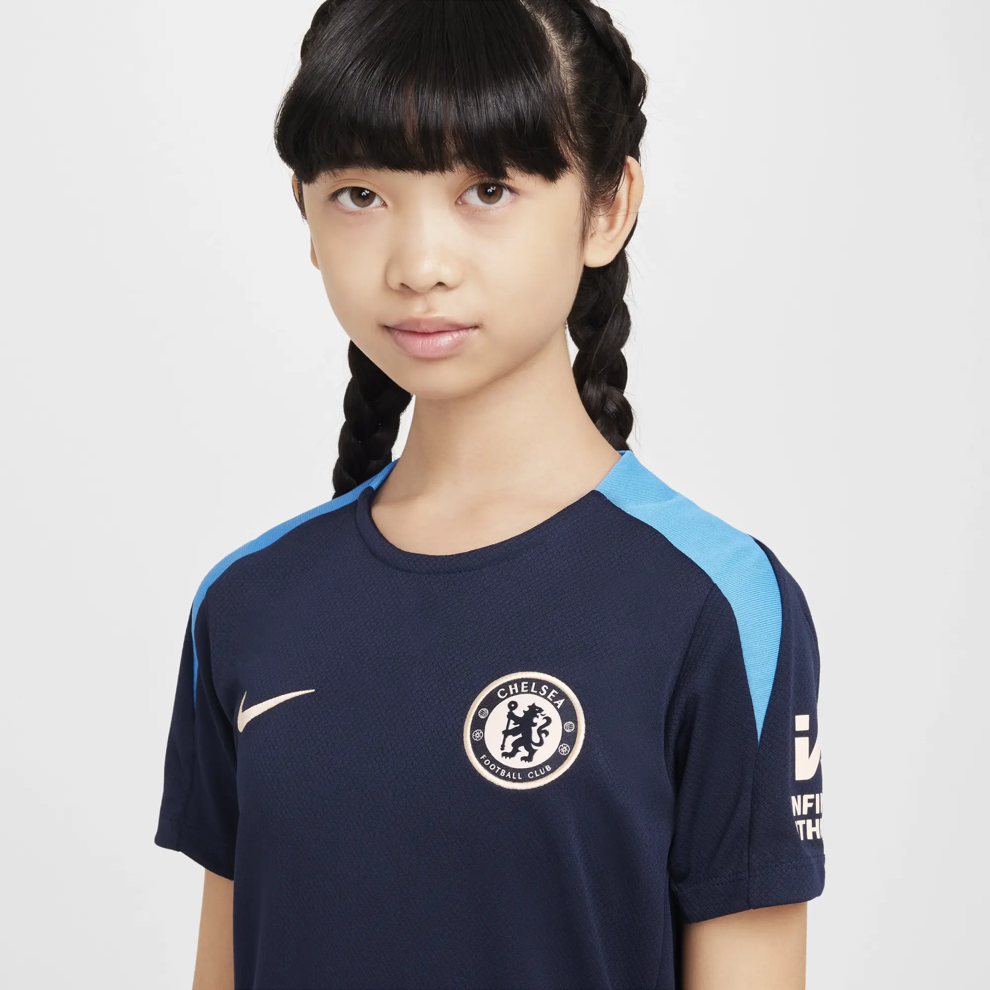 Chelsea Nike Strike Training Top - Navy - Kids