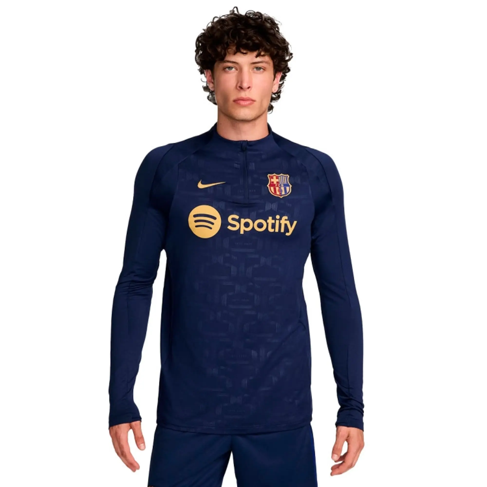 Nike FC Barcelona Strike Drill Top - Navy - Mens