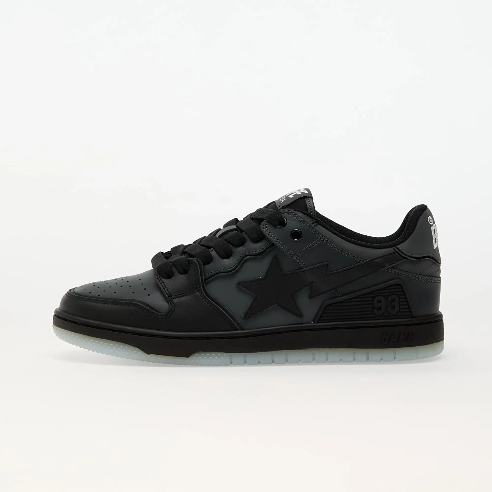 A Bathing Ape Bape Sk8 Sta #5 M2 Men Lowtop Black