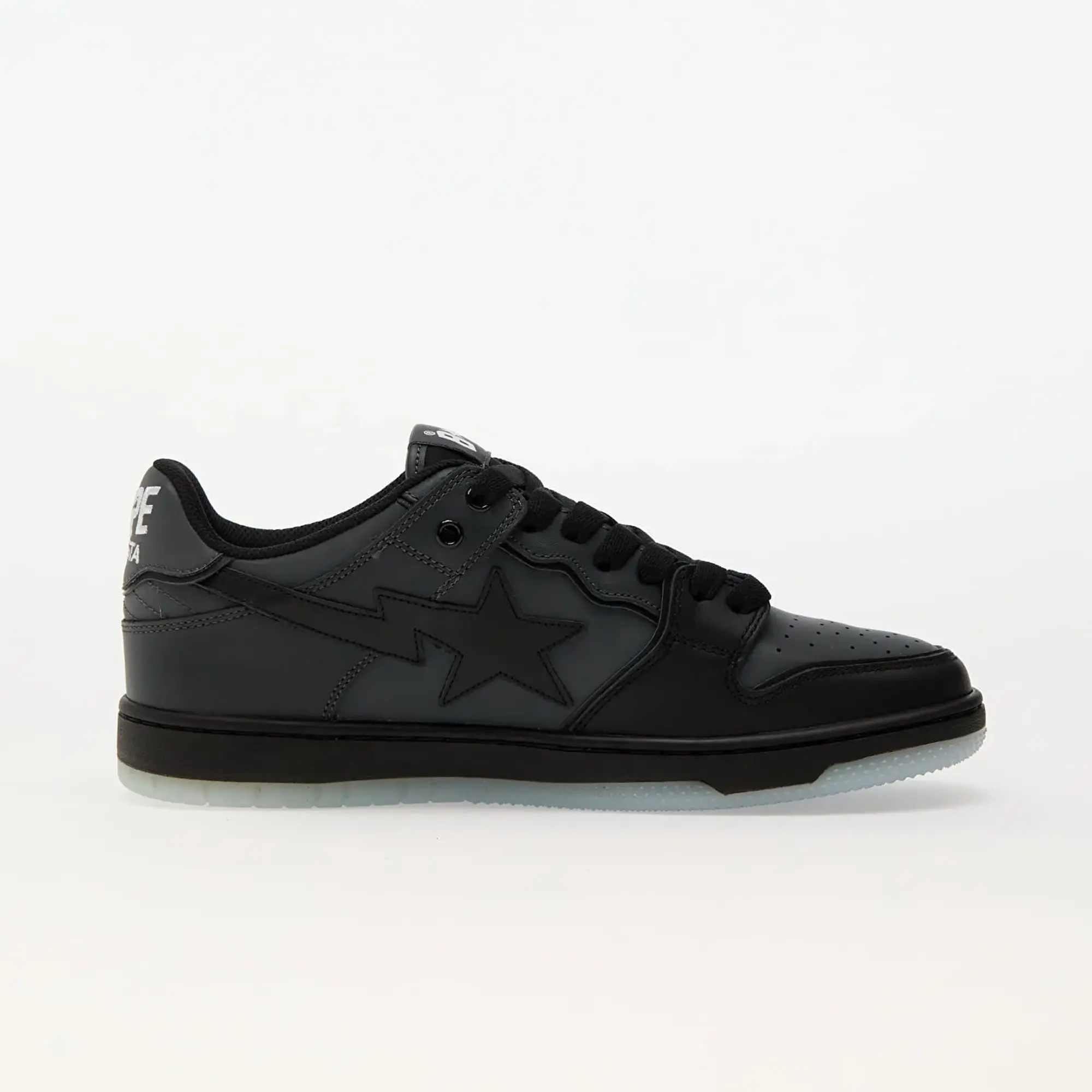 A Bathing Ape Bape Sk8 Sta #5 M2 Men Lowtop Black
