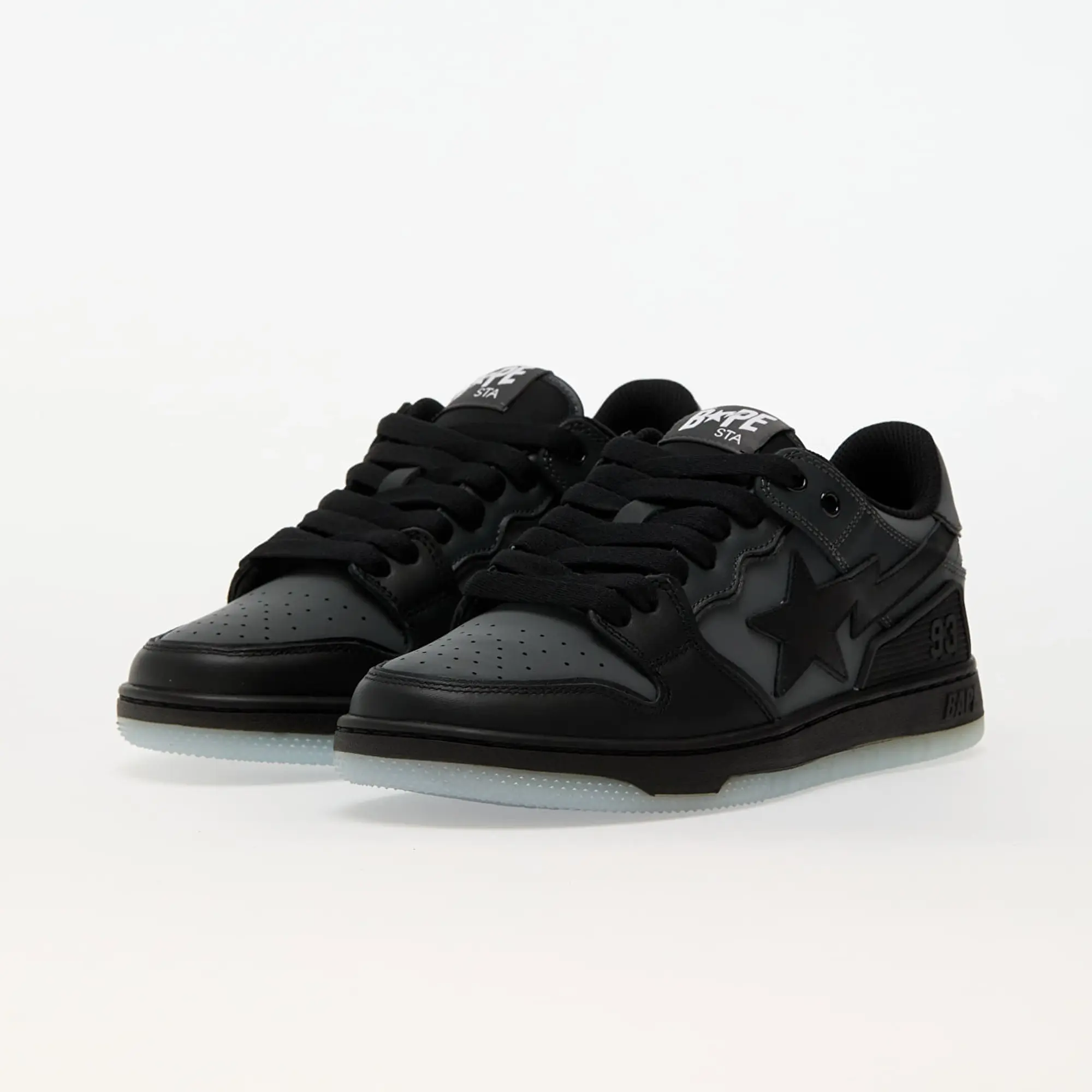 A Bathing Ape Bape Sk8 Sta #5 M2 Men Lowtop Black