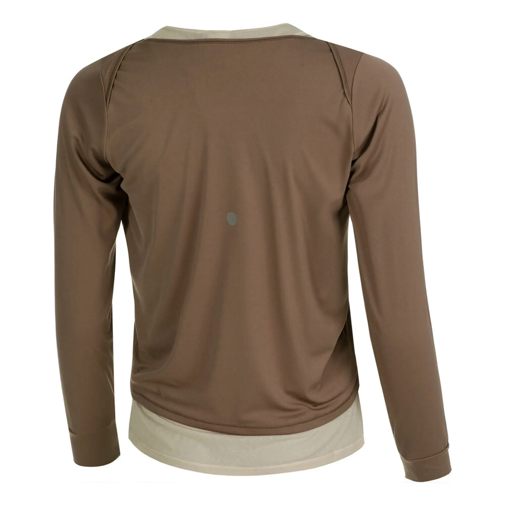 ASICS Nagino Running Shirt Women - Beige, Cream