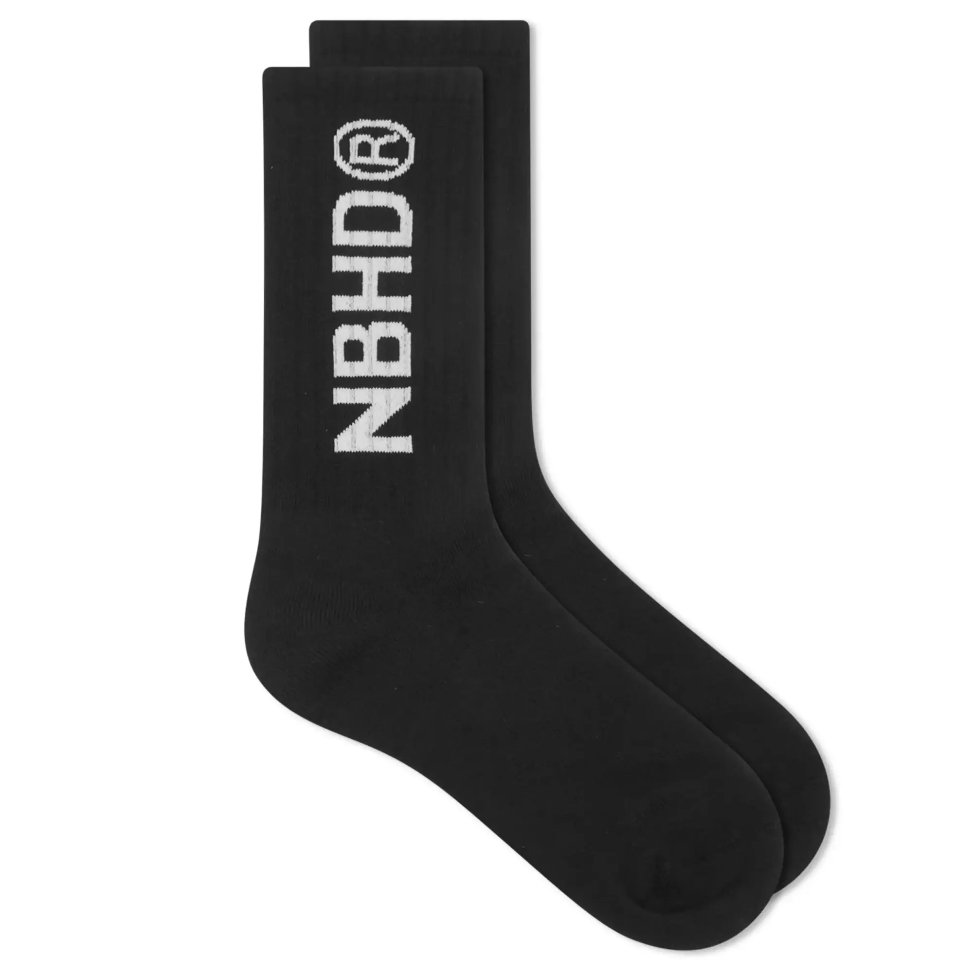 Neighborhood Men's NBHD Logo Socks Black