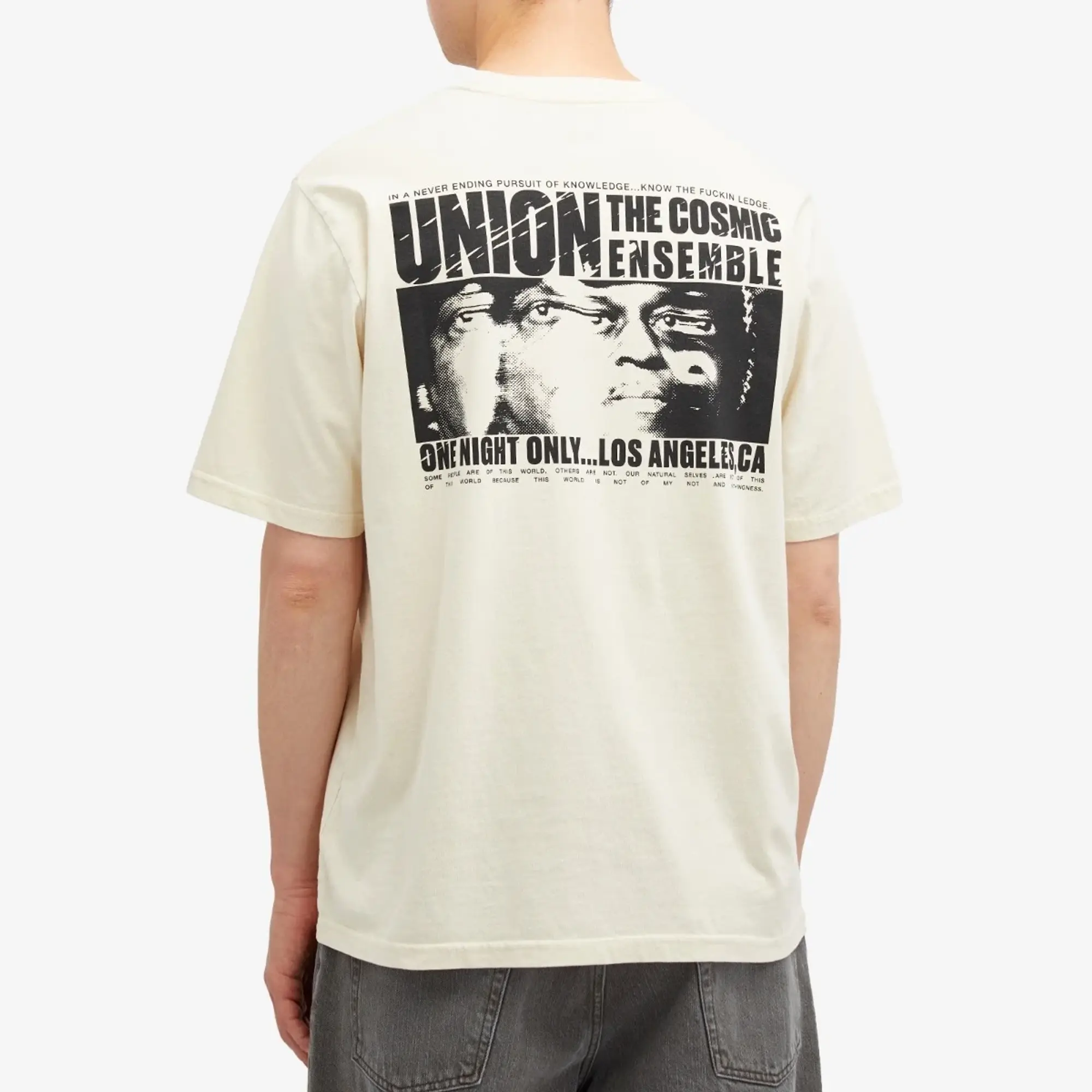 Union LA Men's Cosmic Ensemble T-Shirt Bone Pigment