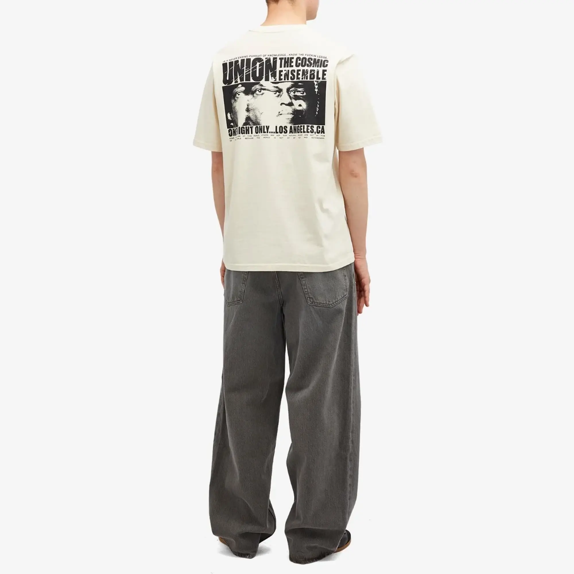 Union LA Men's Cosmic Ensemble T-Shirt Bone Pigment