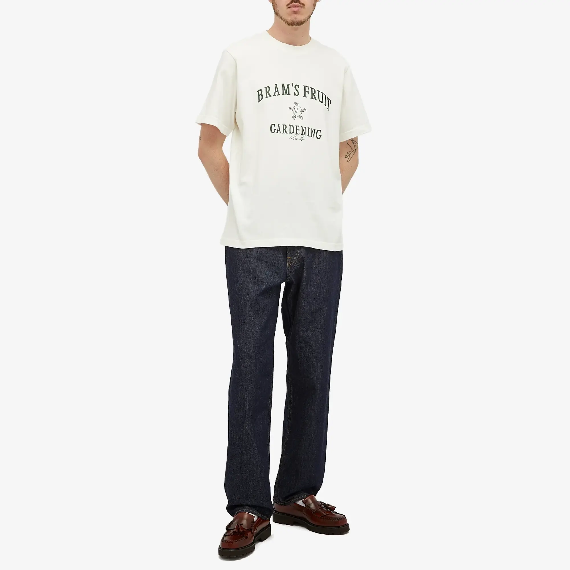 Bram's Fruit Men's Gardening Club T-Shirt White