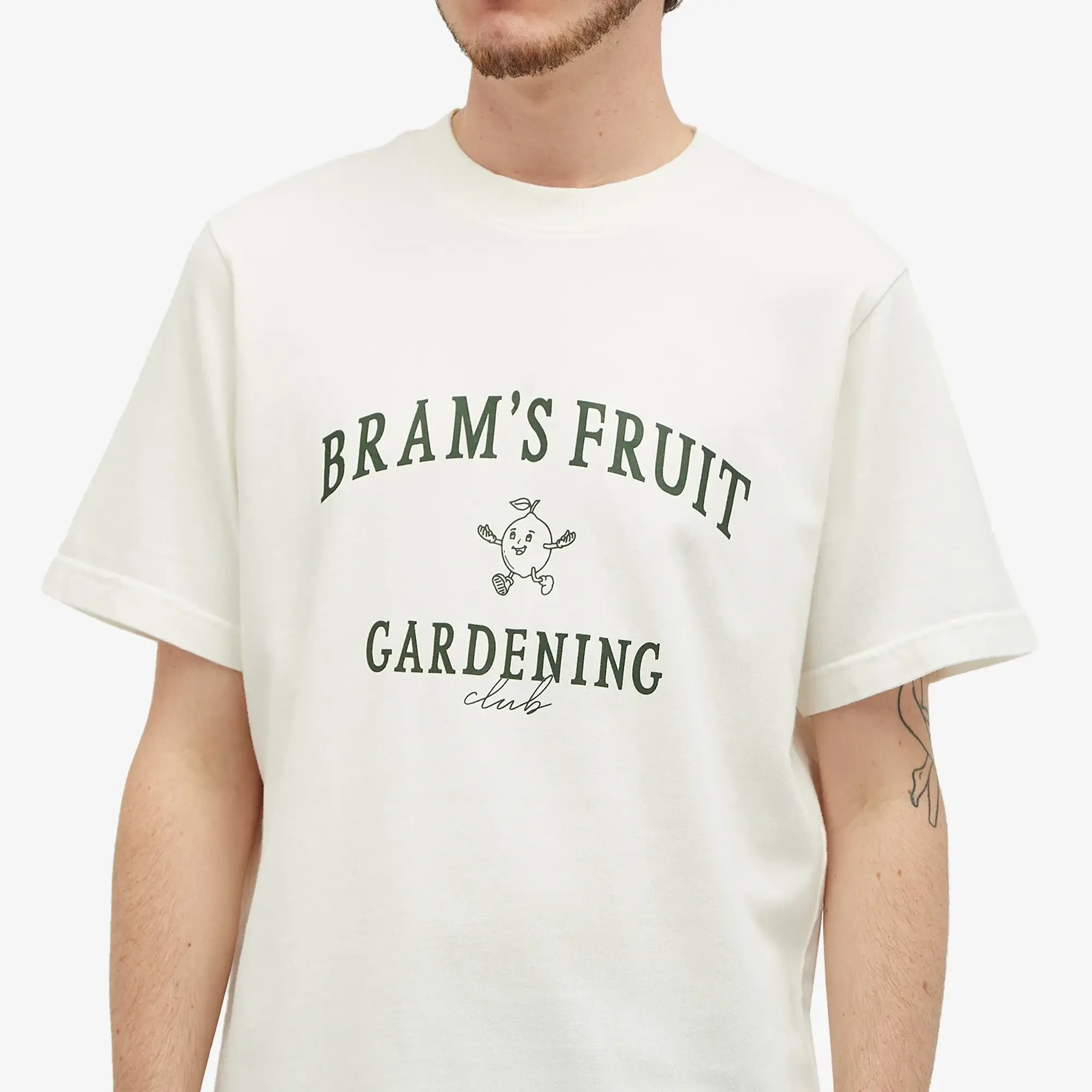 Bram's Fruit Men's Gardening Club T-Shirt White