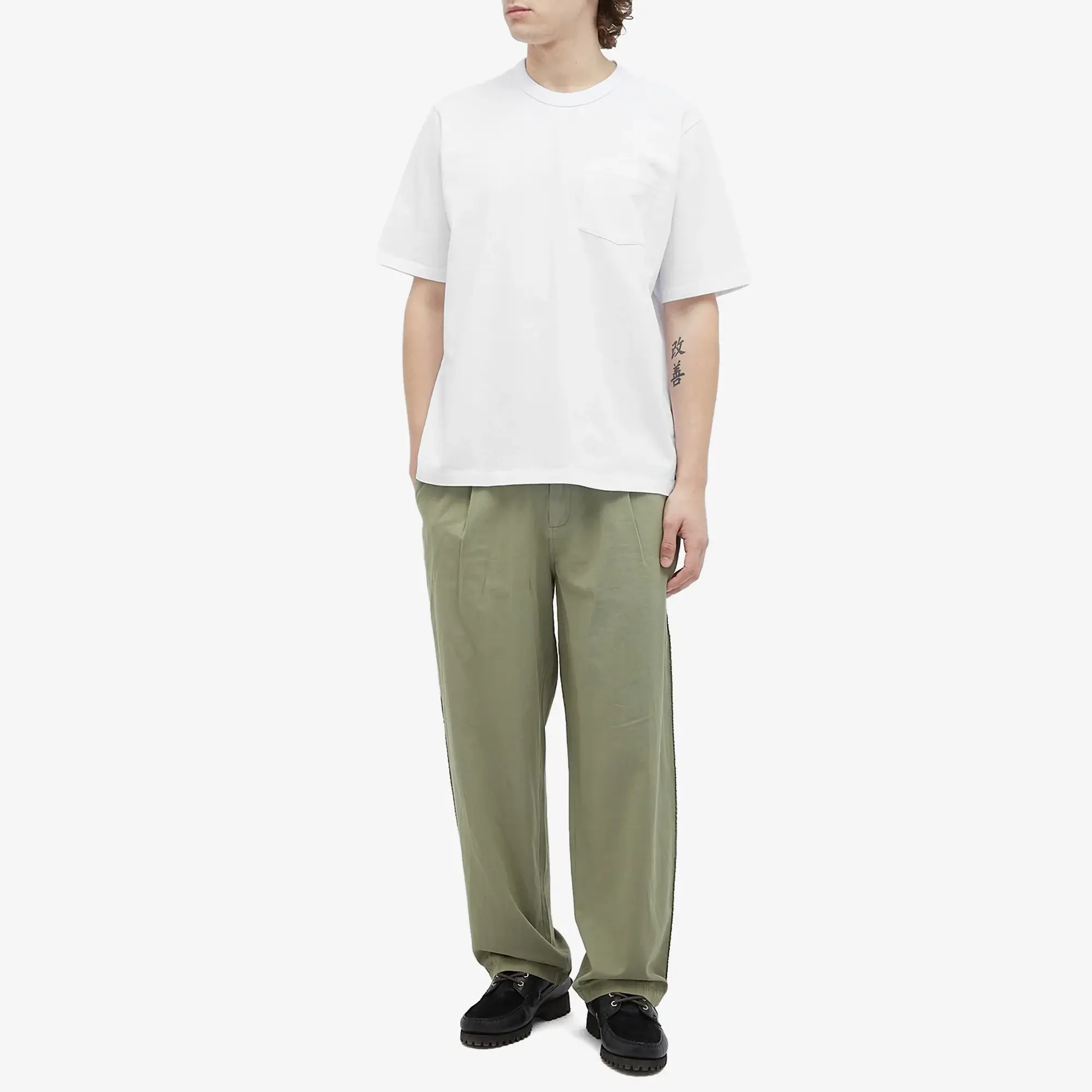 Corridor Men's Organic Garment Dye T-Shirt White