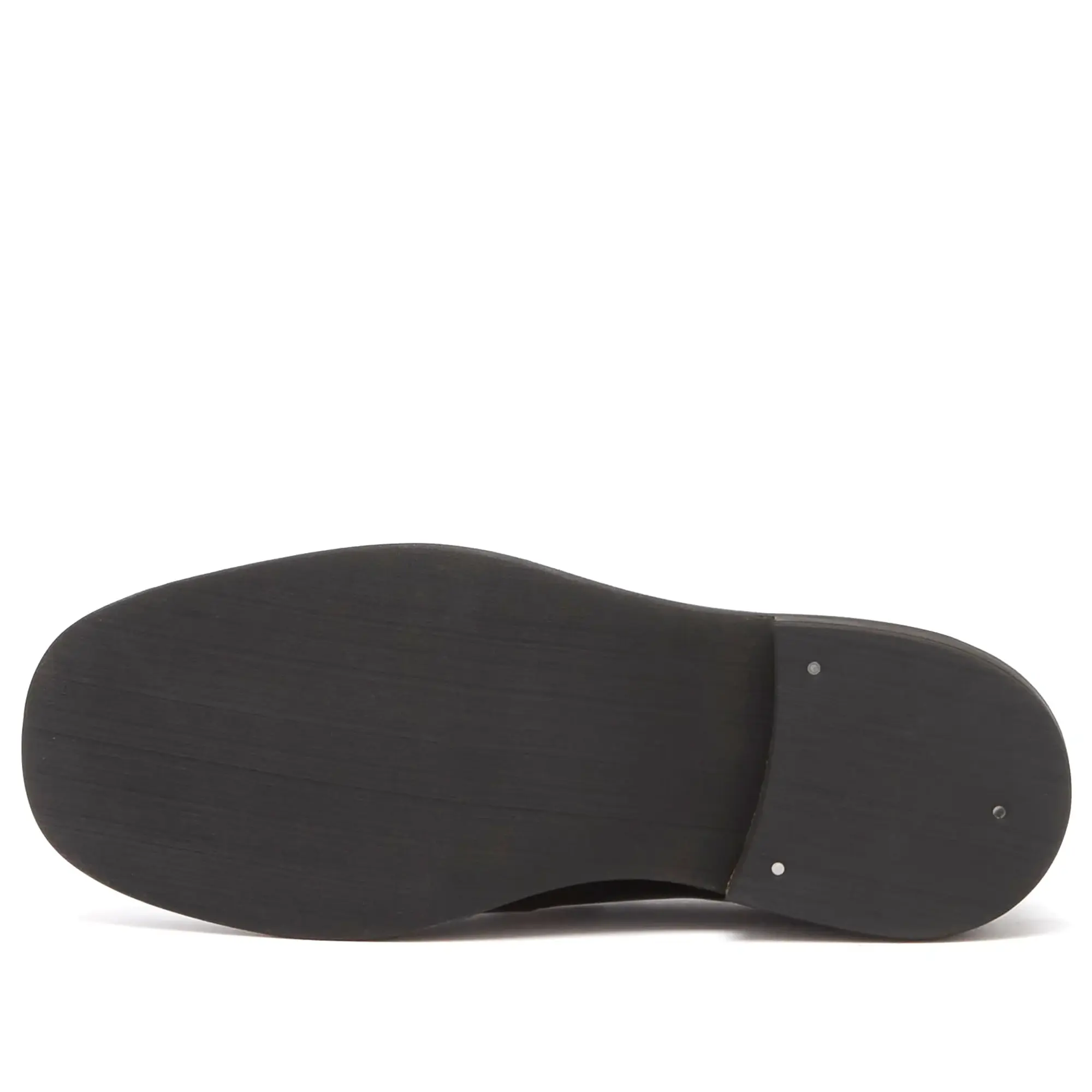 Our Legacy Men's Nakano Leather Shoe Glazed Black Leather