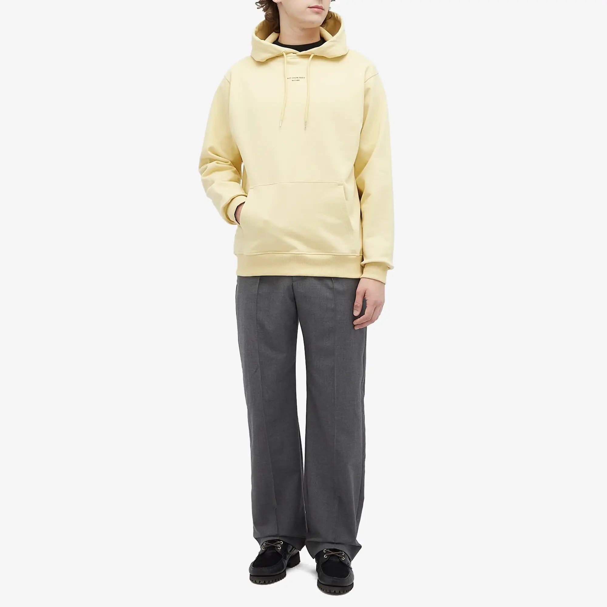Drôle de Monsieur Men's Not From Paris Madame Classic Hoodie Straw