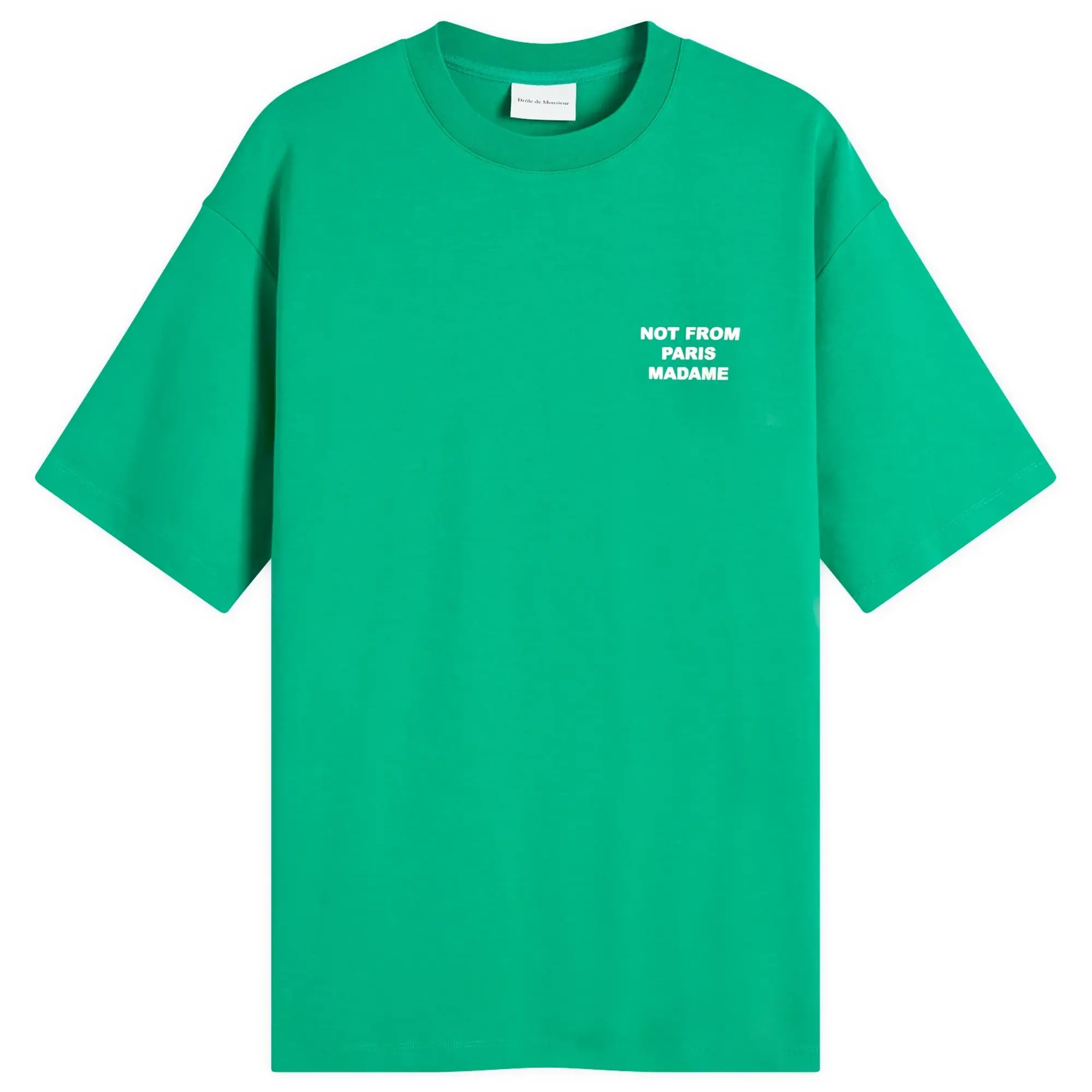 Drôle de Monsieur Le T-Shirt Slogan - Green
