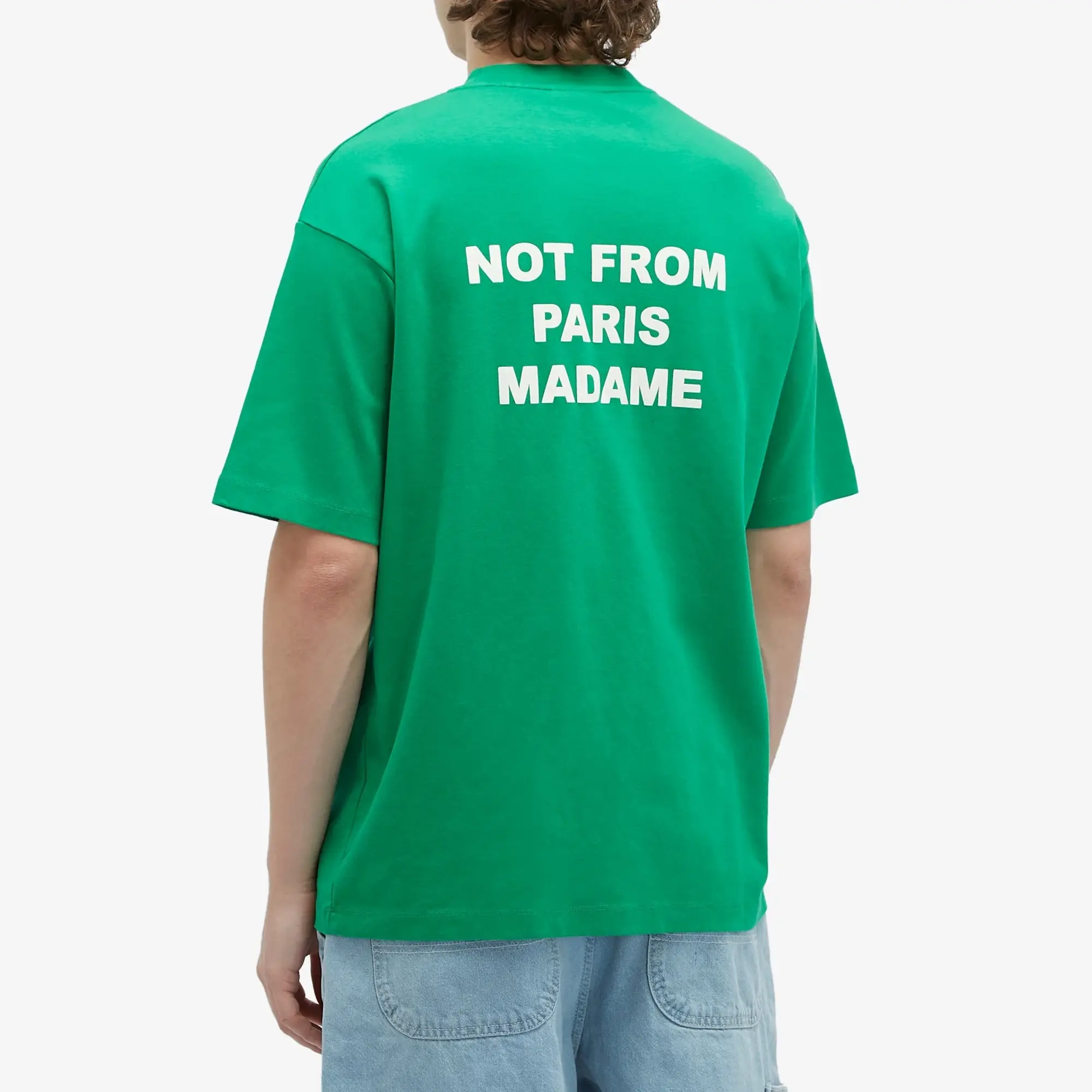 Drôle de Monsieur Le T-Shirt Slogan - Green