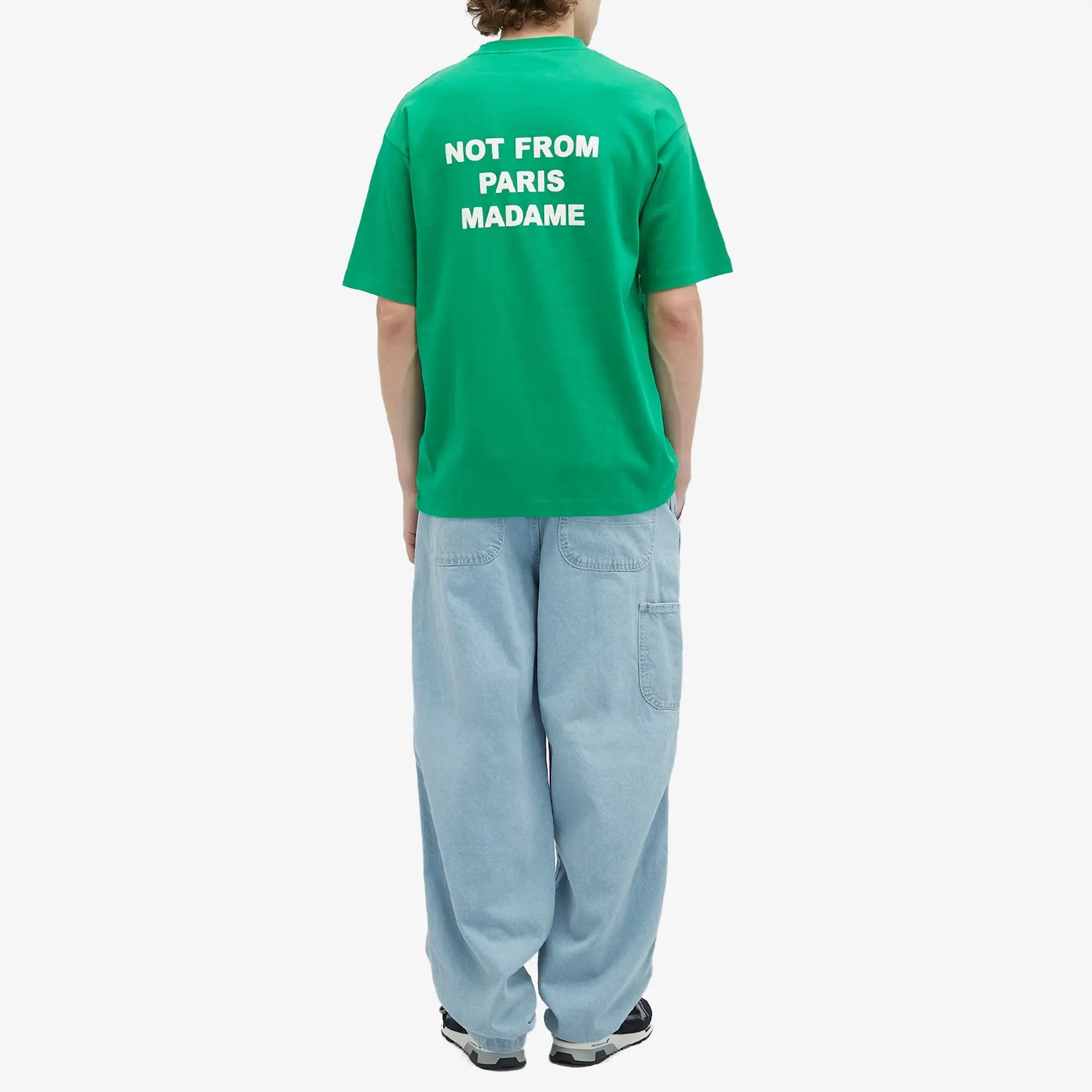 Drôle de Monsieur Le T-Shirt Slogan - Green