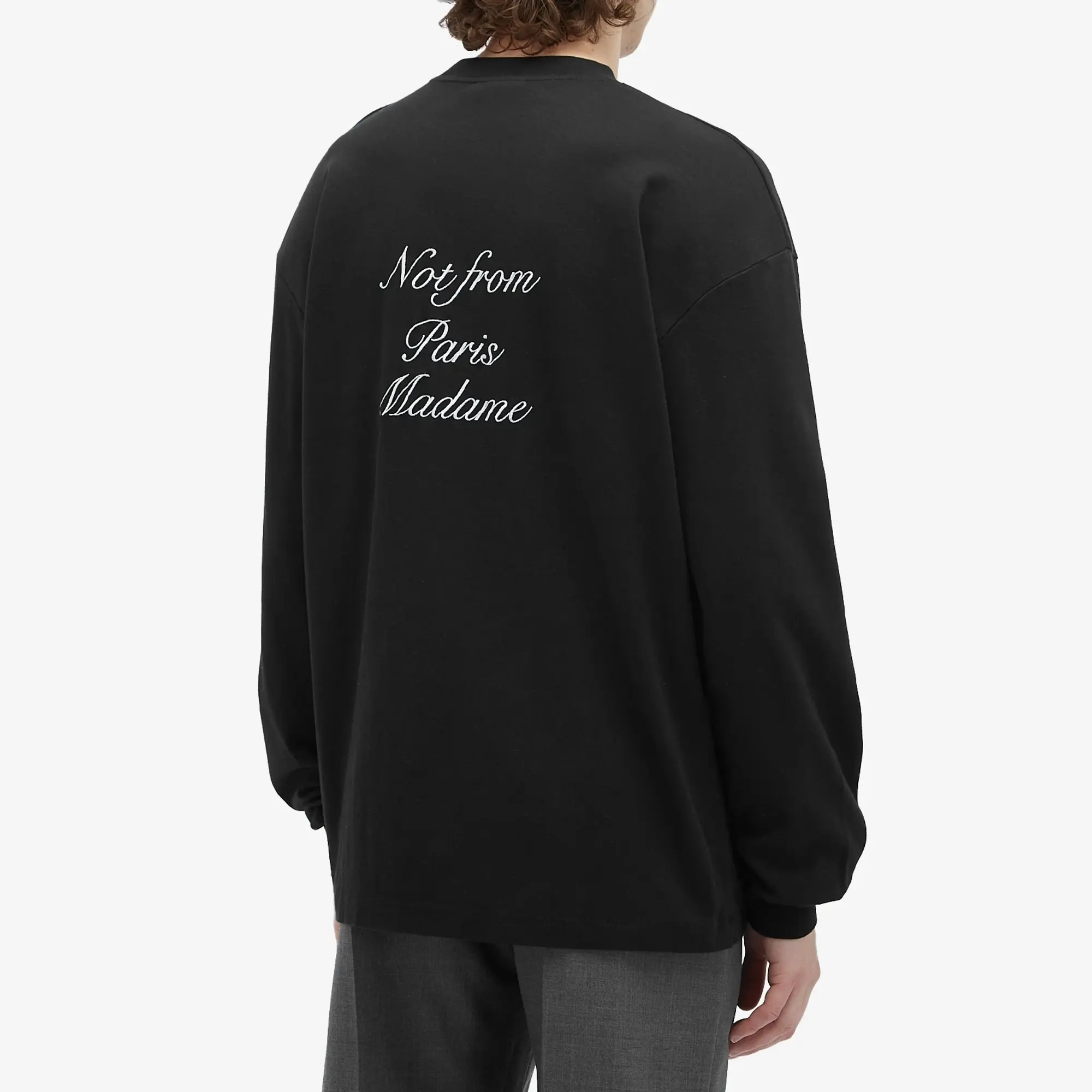 Drôle de Monsieur Le T-Shirt Slogan - Black