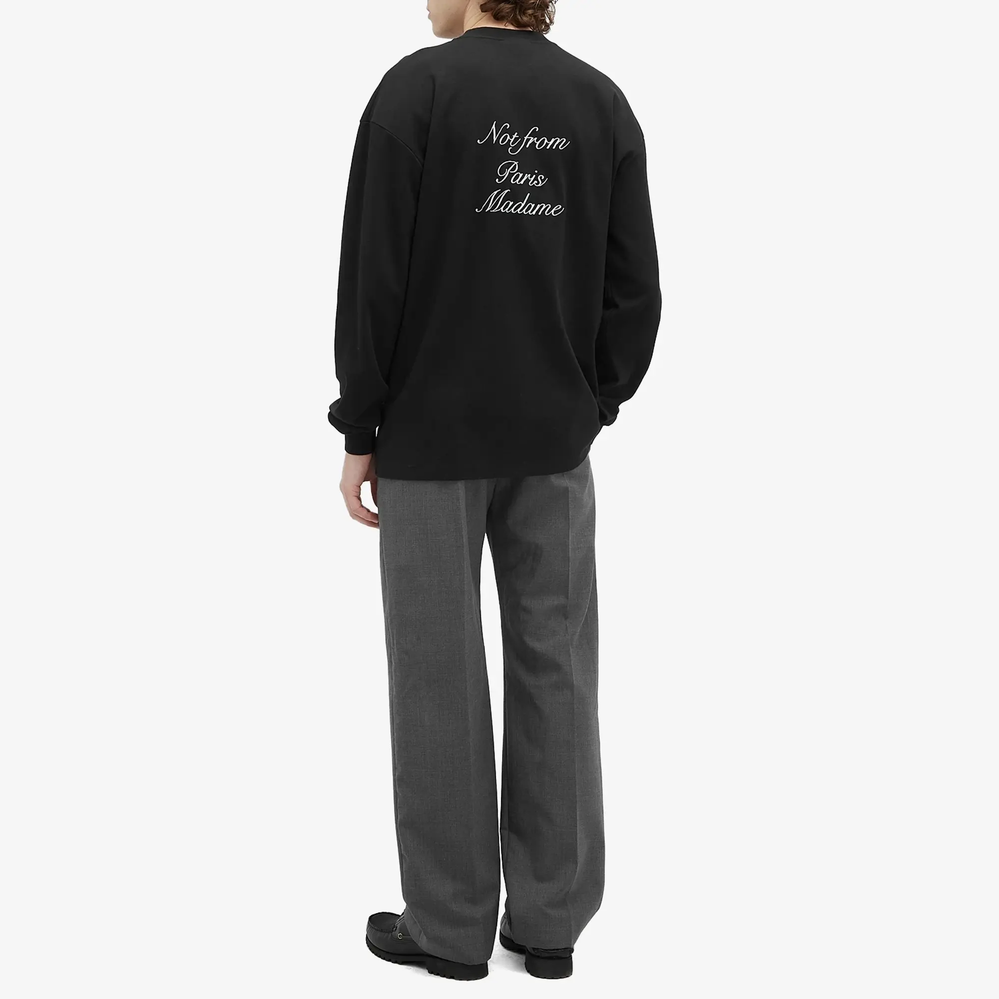 Drôle de Monsieur Le T-Shirt Slogan - Black