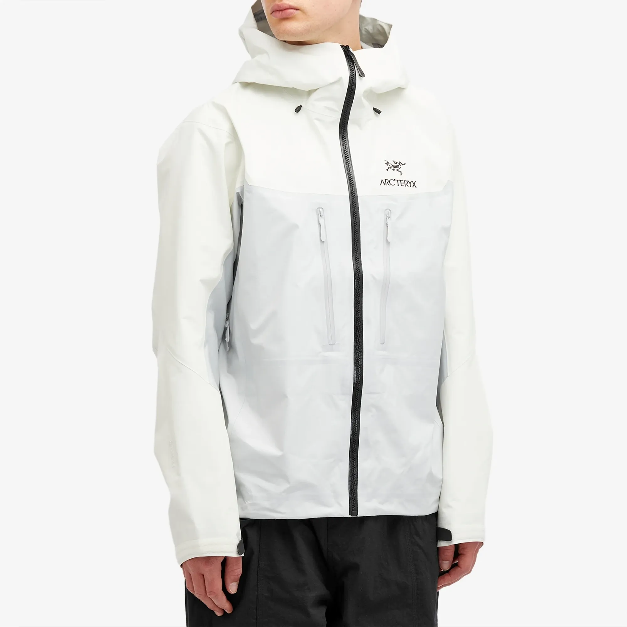 ARC'TERYX フード付きジャケット XS/TP ホワイト ARC'TERYX フード付きジャケット XS/TP ホワイト