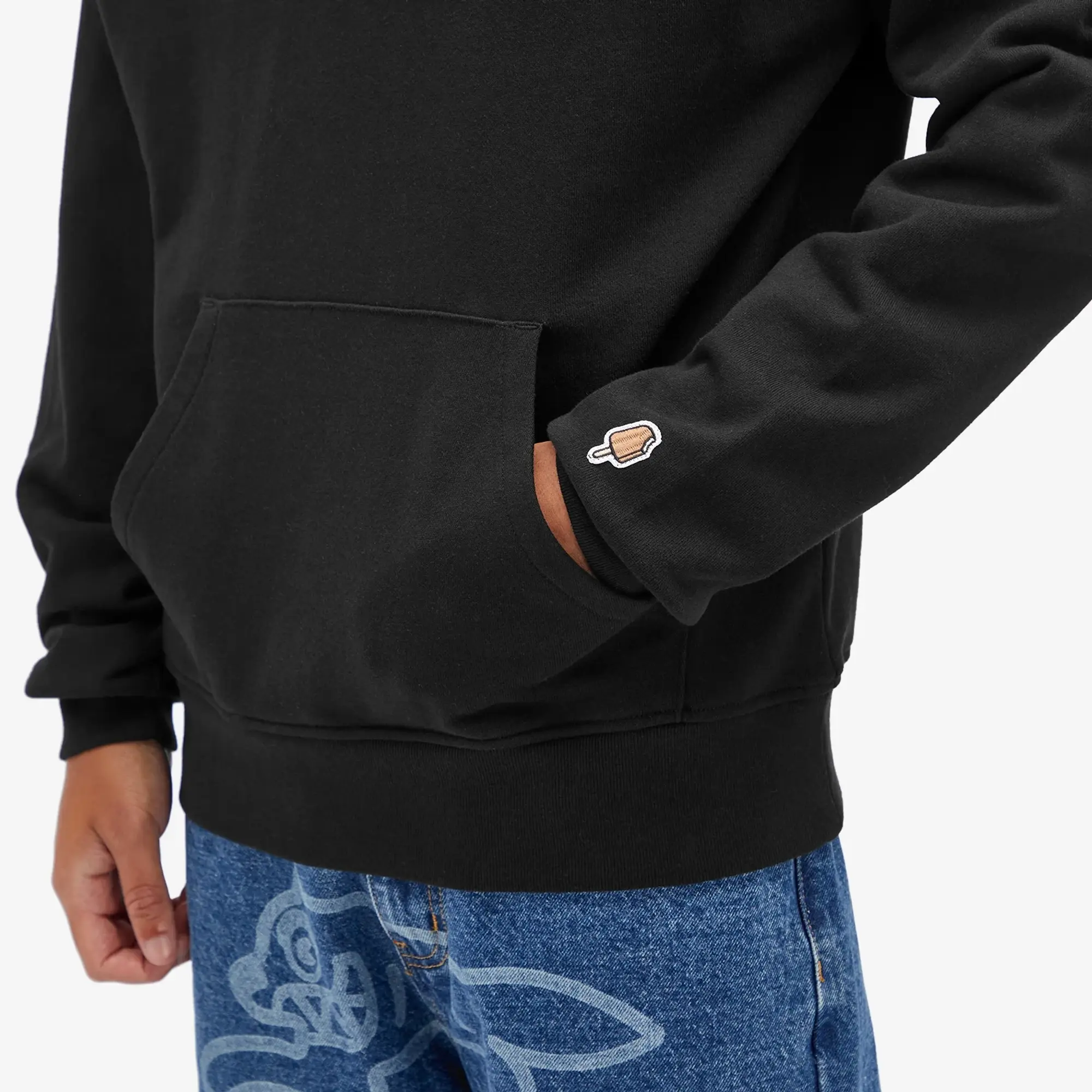 ICECREAM Running Dog Hoodie, Black