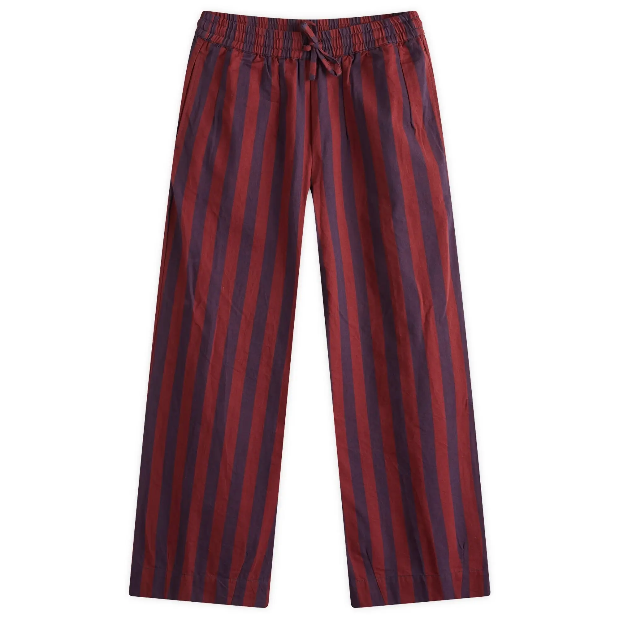 Damson Madder Women's Rafe Trousers Navy And Red Stripe
