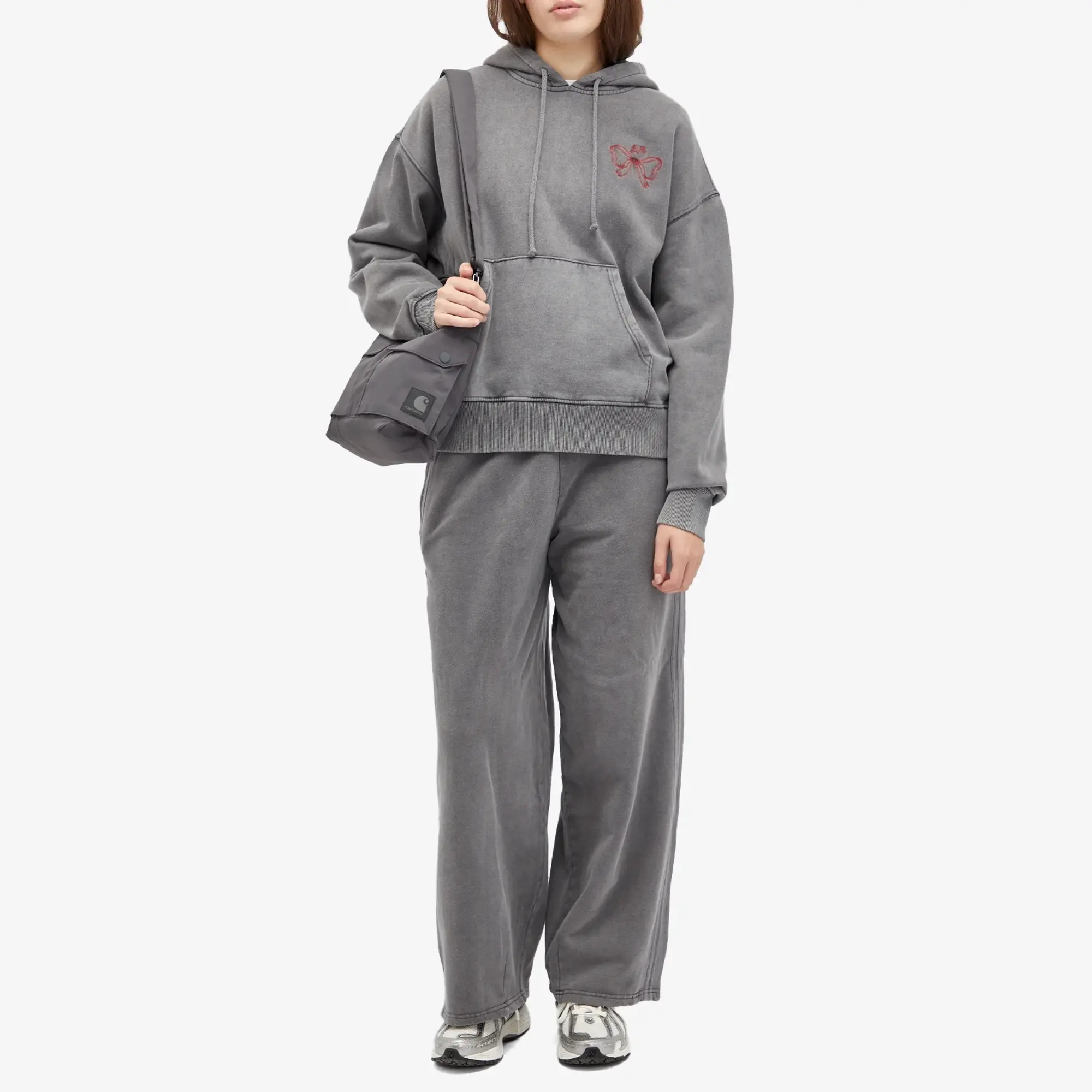 Damson Madder Women's Hayley Hoodie Grey Wash