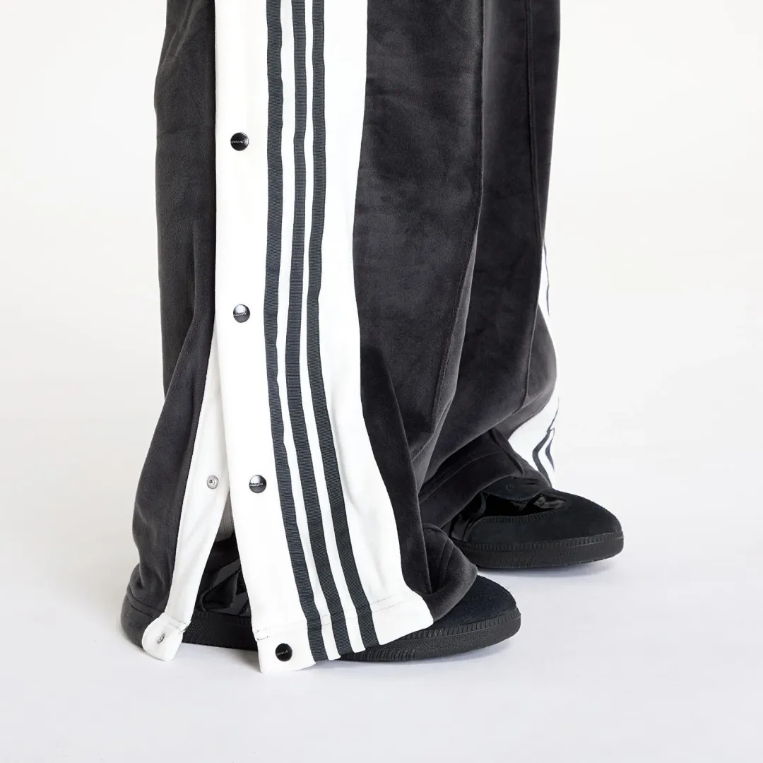 adidas Originals Pants Adidas Adibreak Velour Track Pants Black Xl