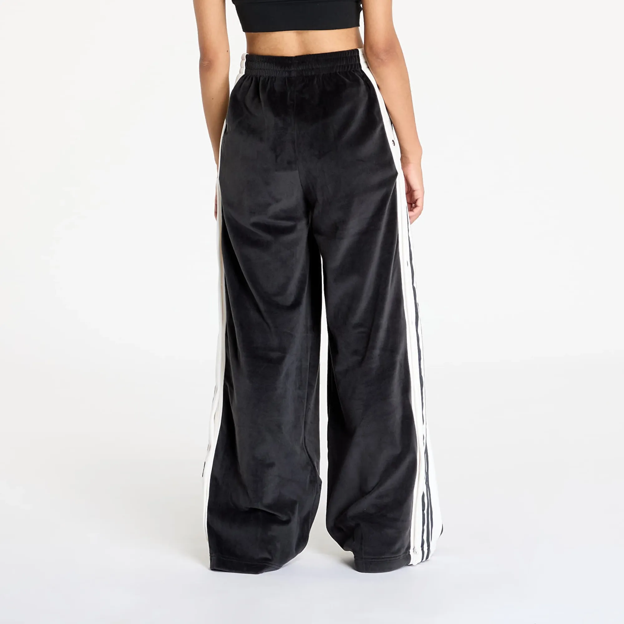 adidas Originals Pants Adidas Adibreak Velour Track Pants Black Xl