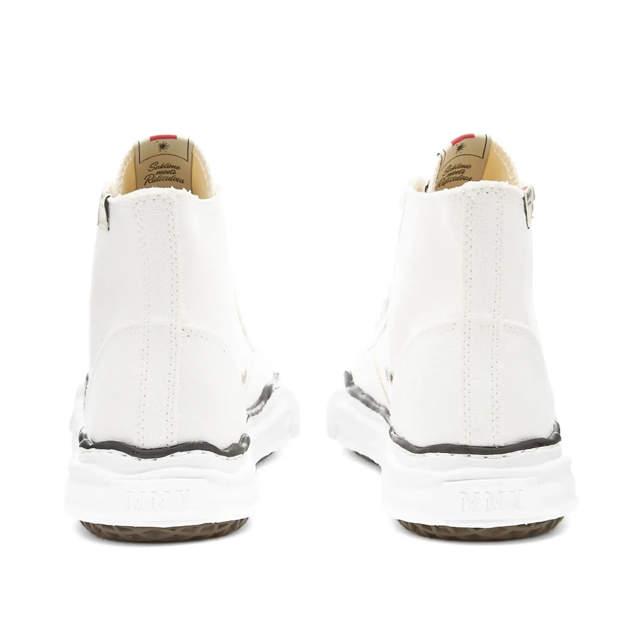 Maison MIHARA YASUHIRO Men's Peterson High Original Sole Canvas Sneaker White