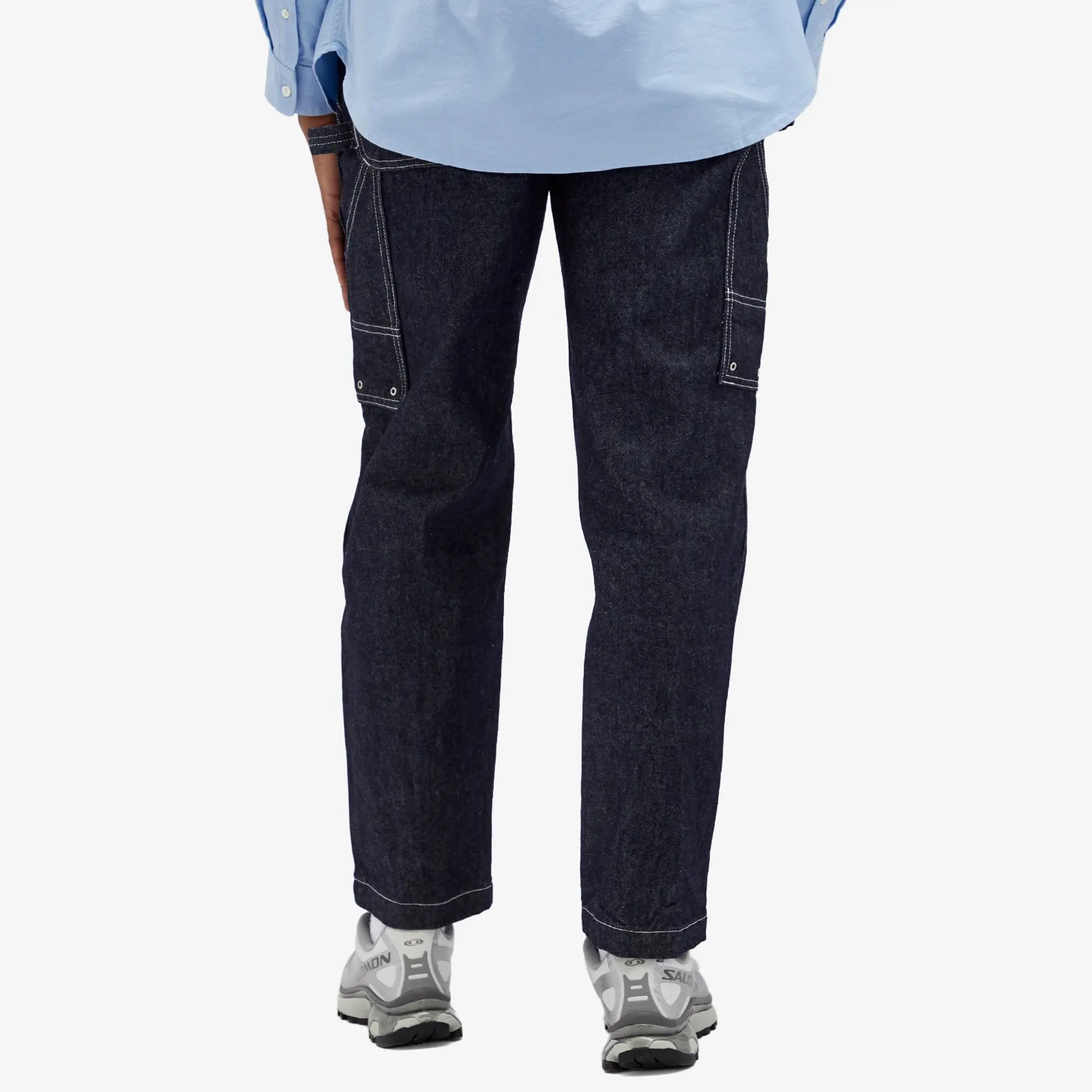 Snow Peak Women's Recycled Cotton Denim Wide Pants Indigo