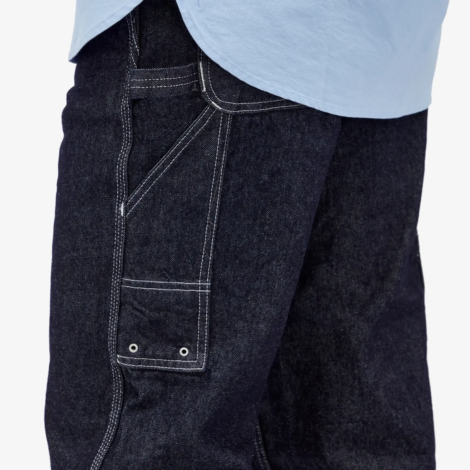 Snow Peak Women's Recycled Cotton Denim Wide Pants Indigo