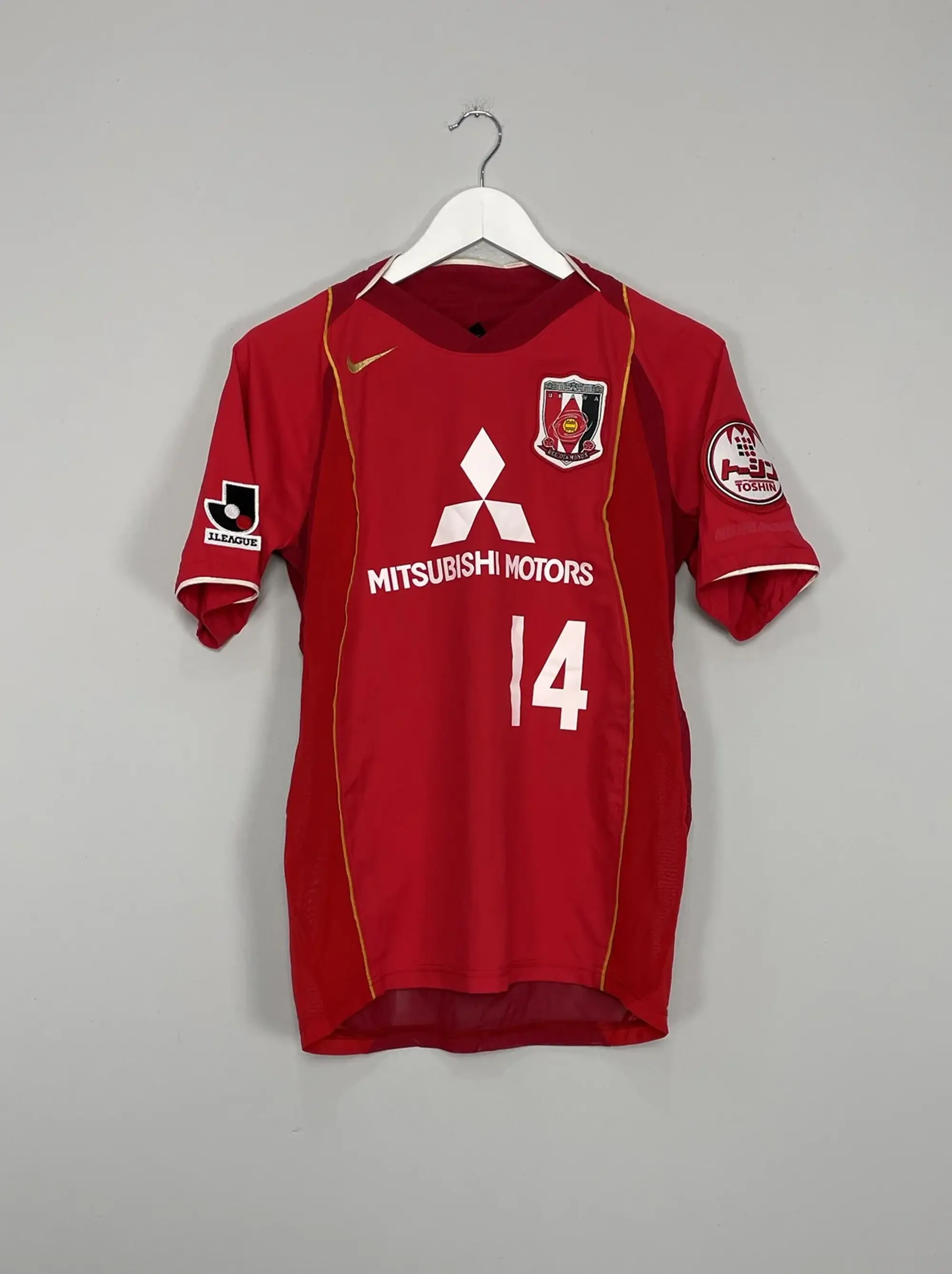 2004 URAWA RED DIAMONDS #14 HOME SHIRT (S) NIKE | 758053-617