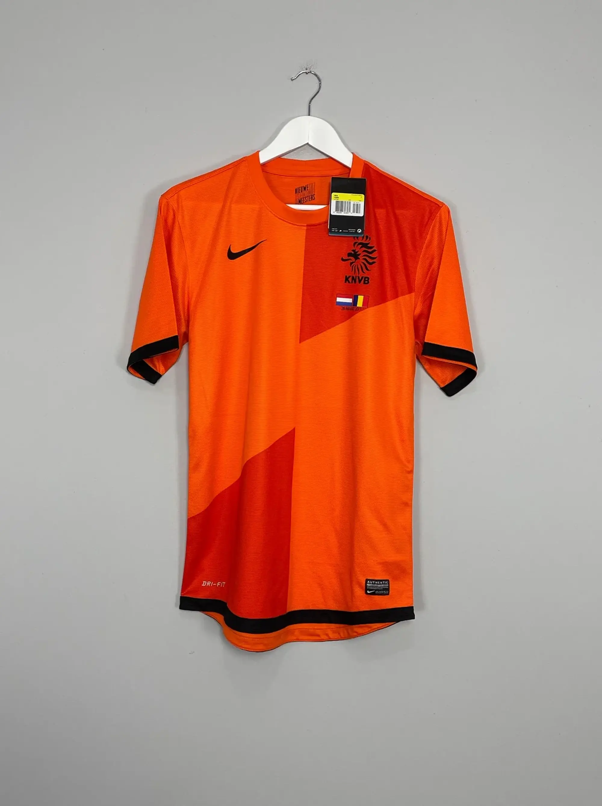 2013 NETHERLANDS *BNWT* VS ROMANIA HOME SHIRT (S) NIKE