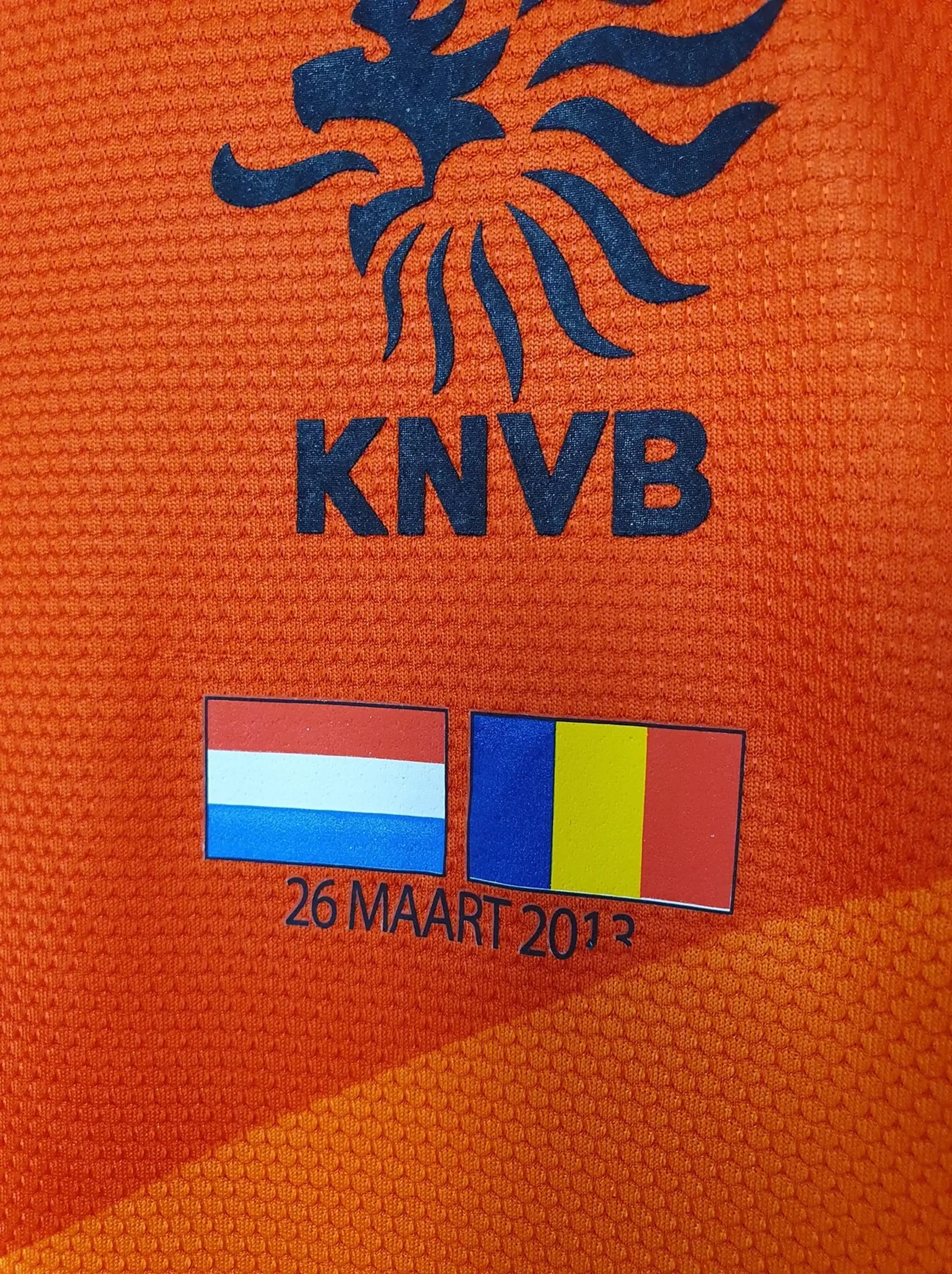 2013 NETHERLANDS *BNWT* VS ROMANIA HOME SHIRT (S) NIKE