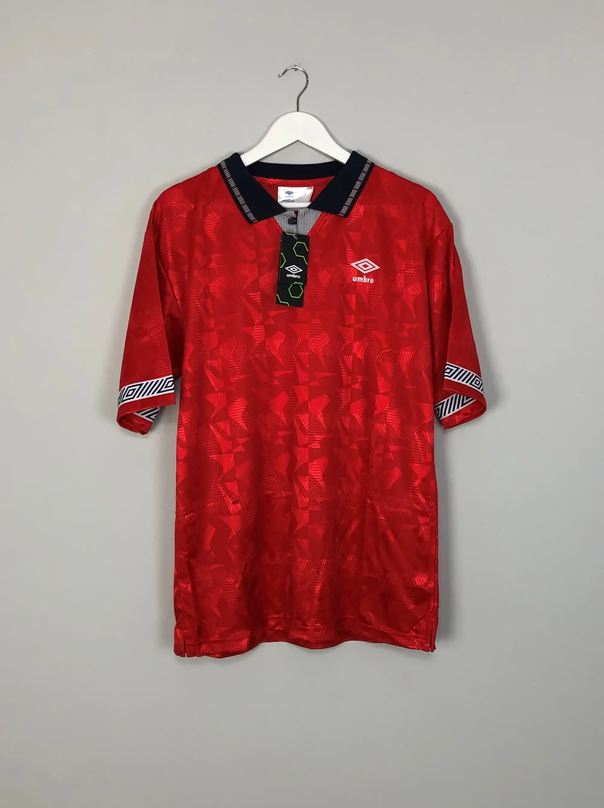 1990 UMBRO #19 ITALIA 90 *BNWT* REISSUE TEMPLATE AWAY SHIRT (MULTIPLE SIZES)