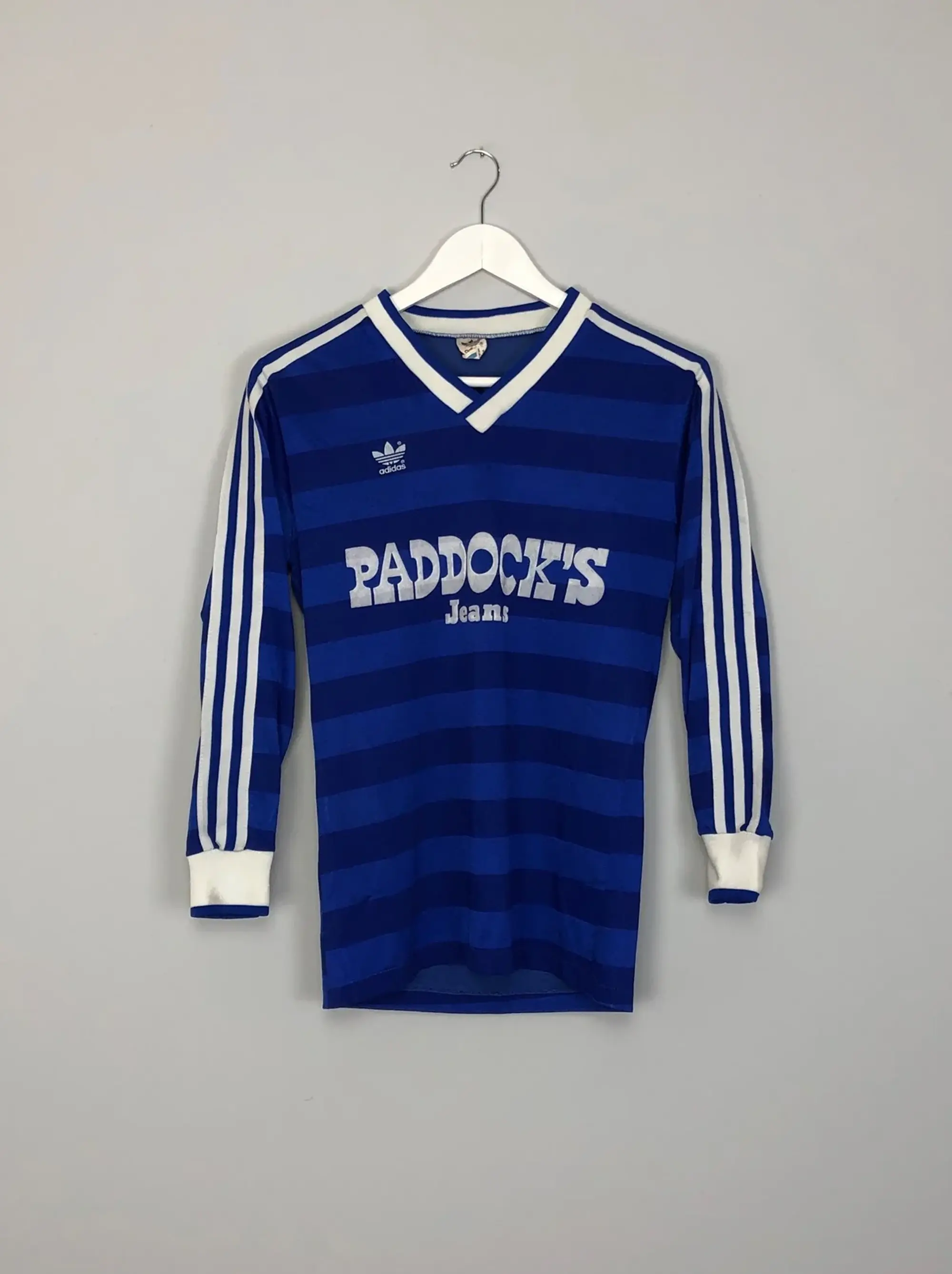 1985/86 SCHALKE L/S HOME SHIRT (S) ADIDAS